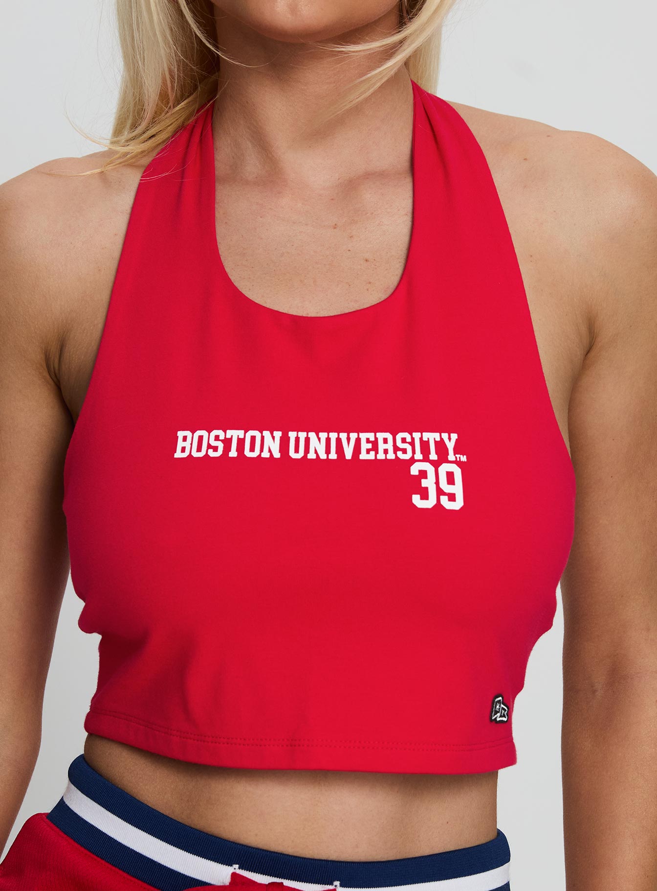 Boston University Tailgate Halter Top Red-Vipp Girl