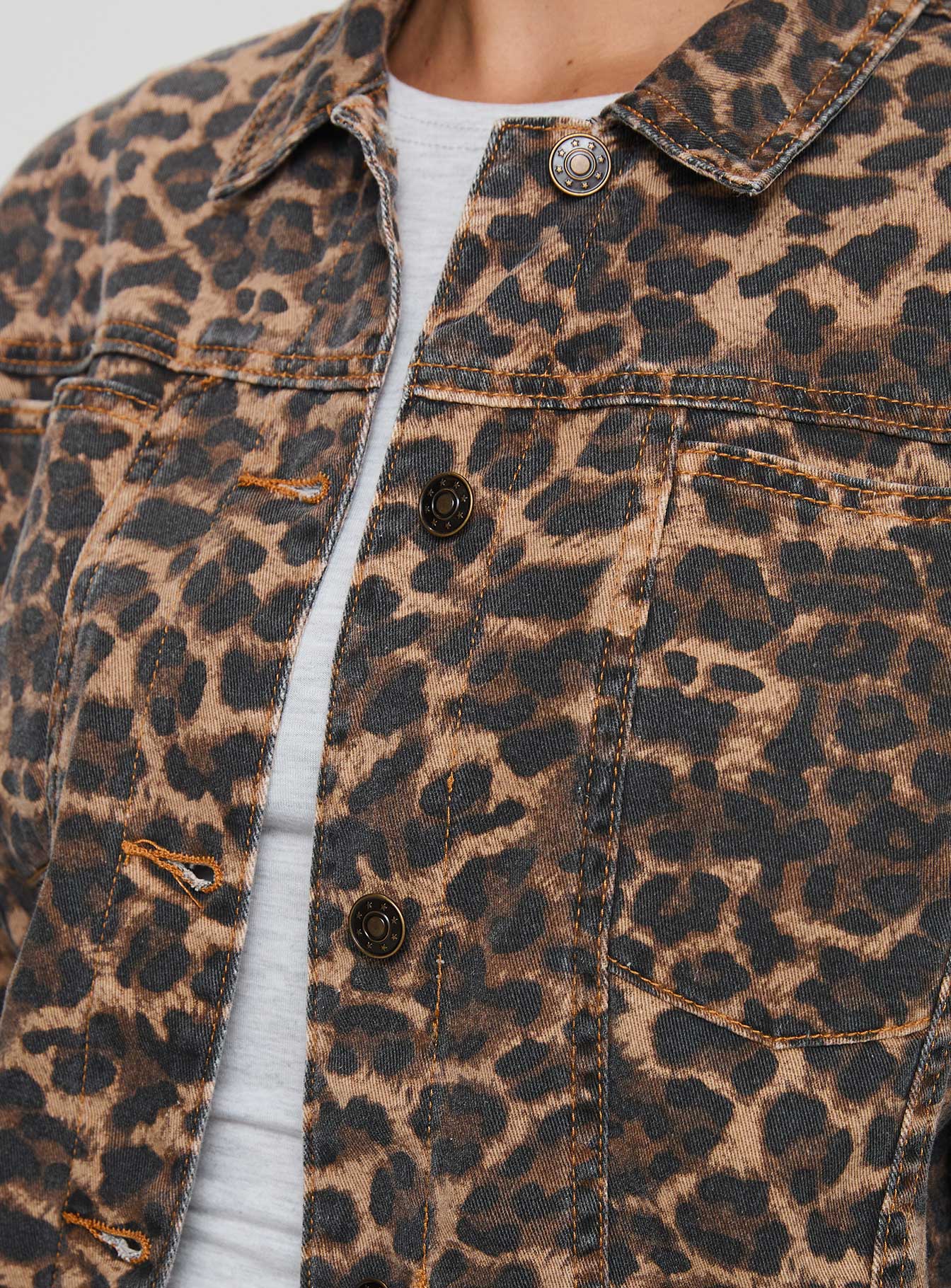Carmela Jacket Leopard-Vipp Girl