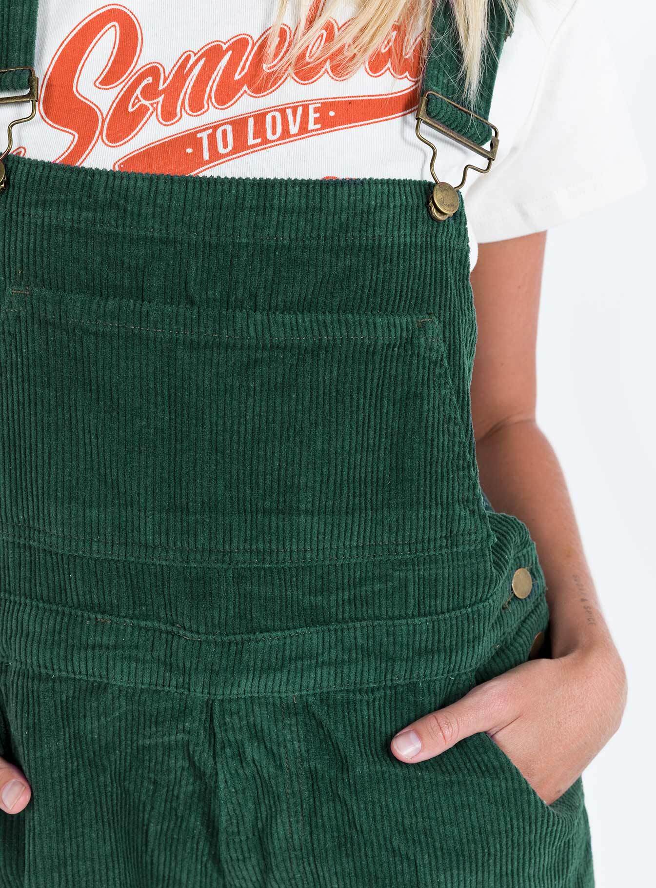 Kacey Short Overalls Khaki Tall-Vipp Girl