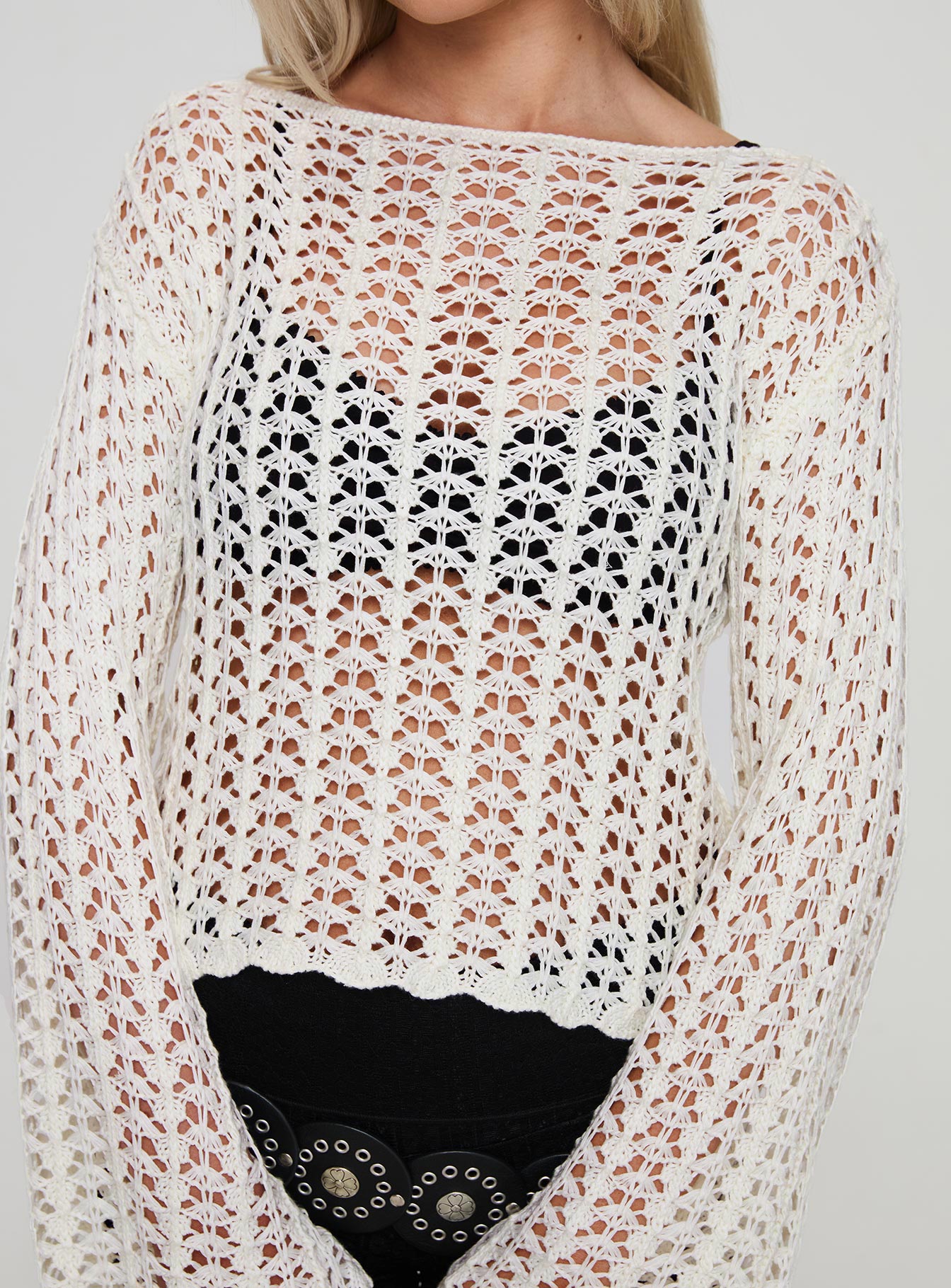 Kassiani Sweater White-Vipp Girl