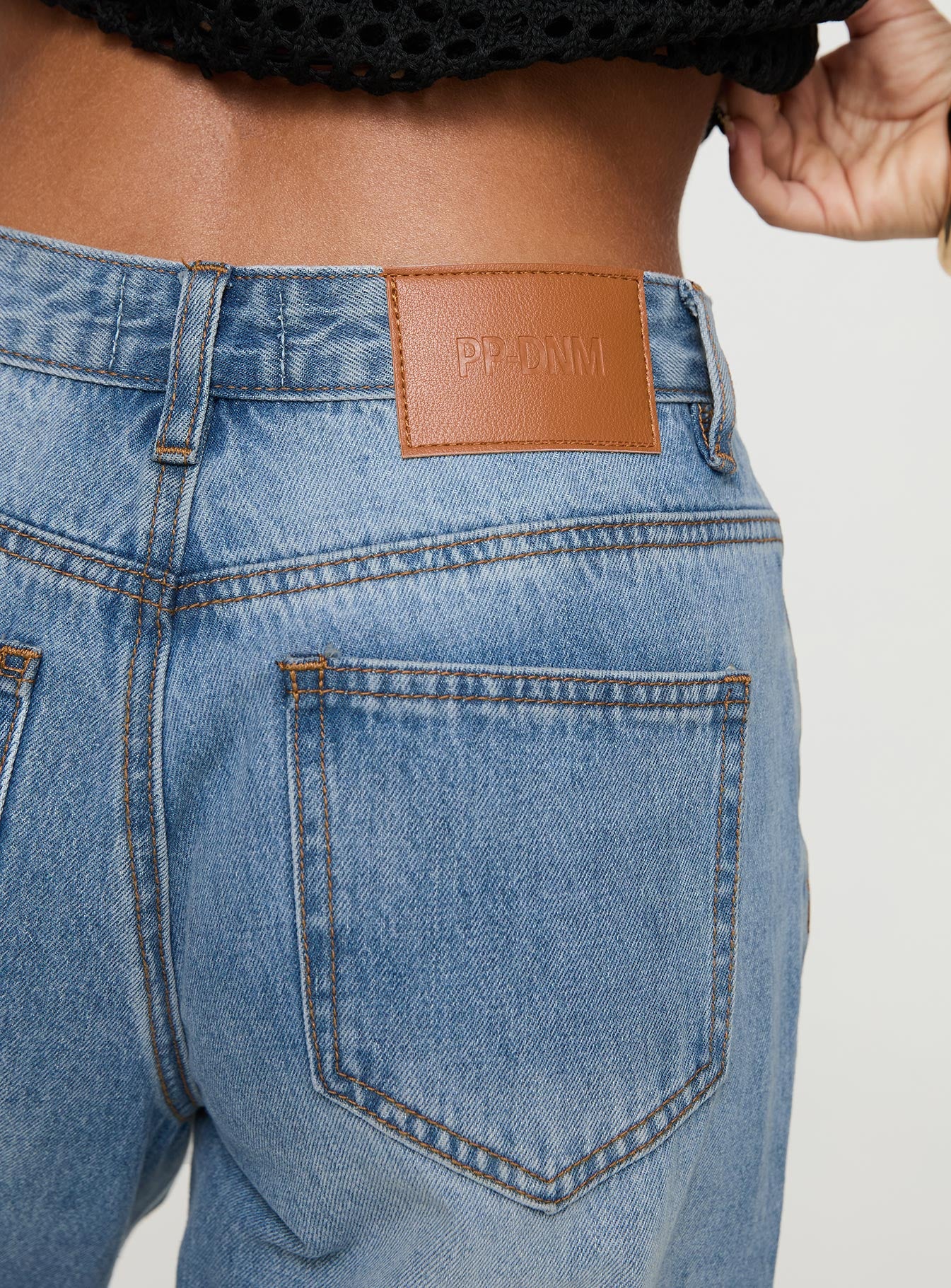 Colemane Mid Rise Flared Jeans Angel Blue-Vipp Girl