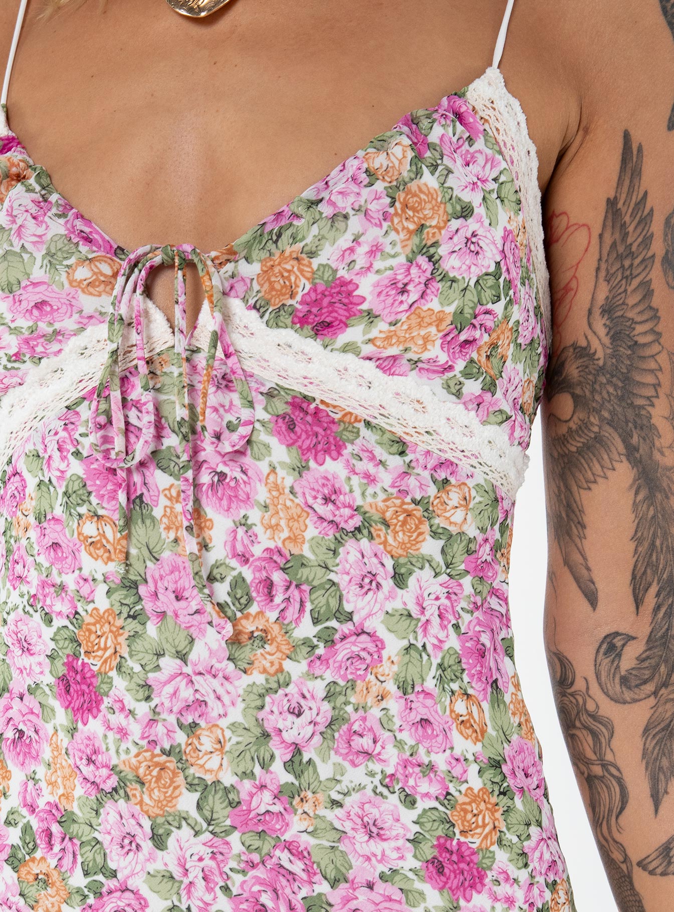 Emily Maxi Dress Pink Floral Tall-Vipp Girl