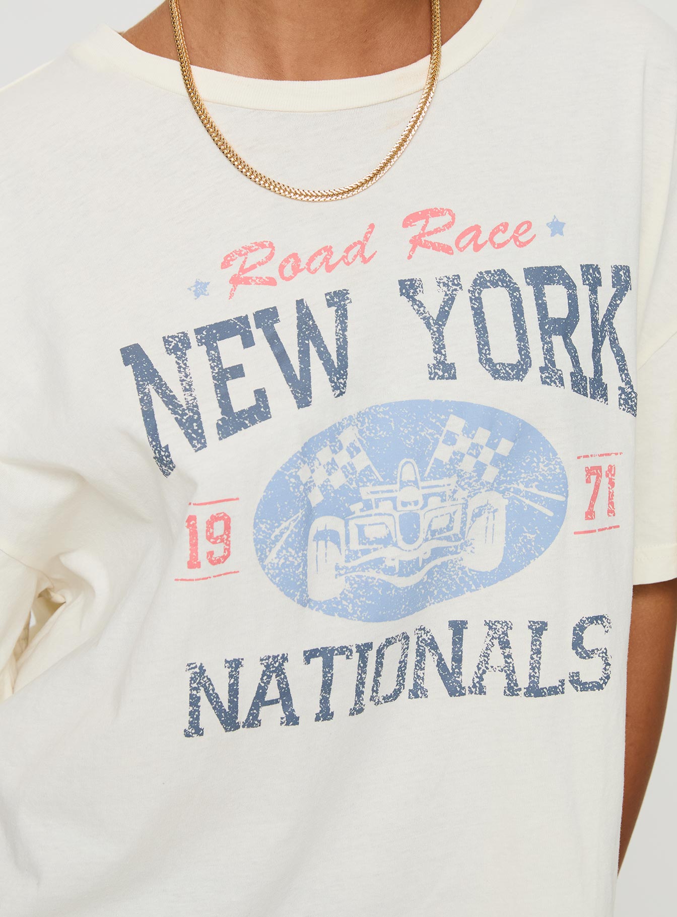 Road Race Nationals Tee White-Vipp Girl