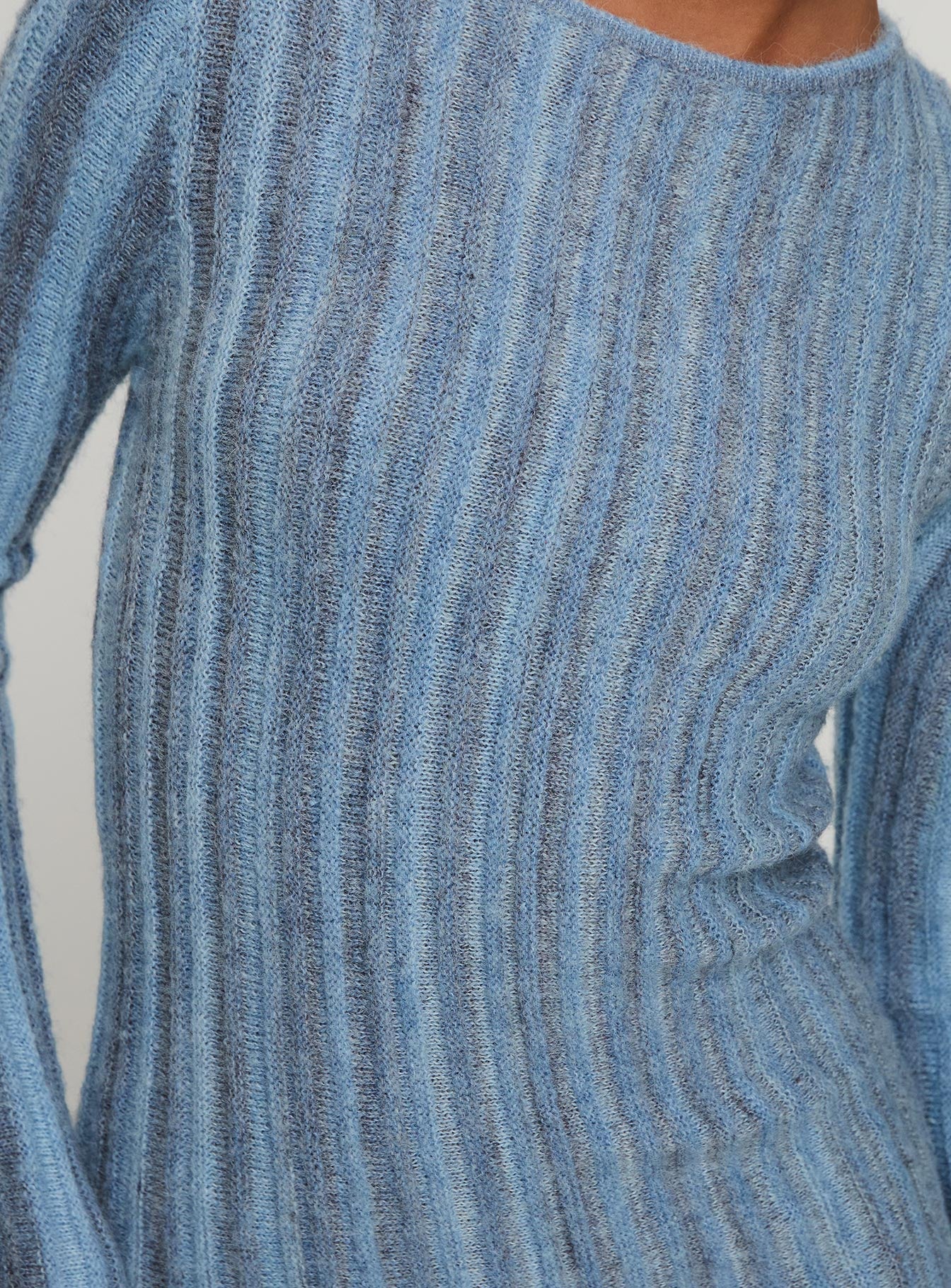 Postcodes Long Sleeve Mini Dress Blue-Vipp Girl