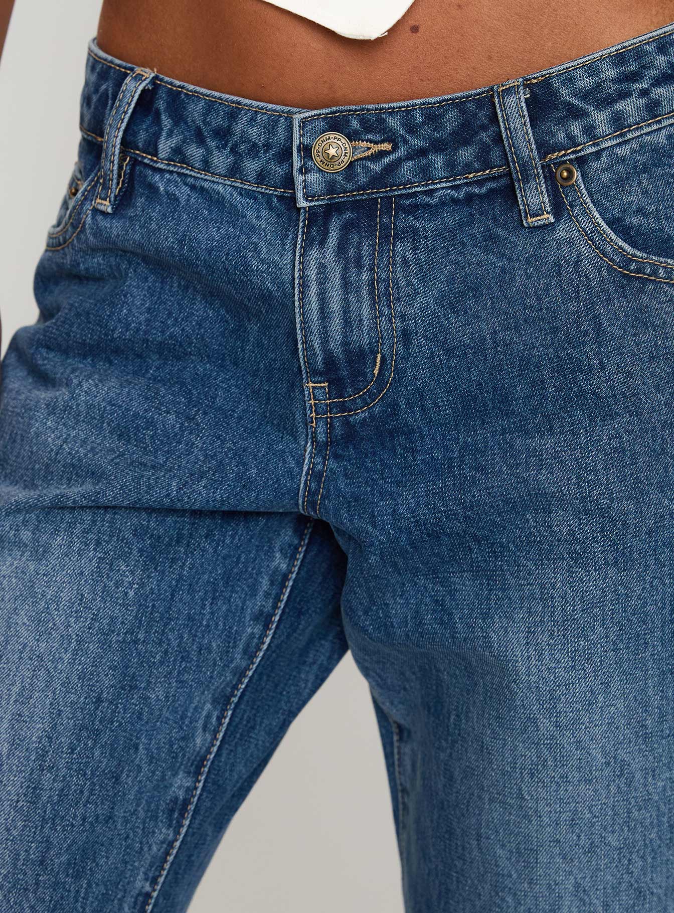 Better Half Low Rise Straight Leg Jeans Horizon Blue-Vipp Girl