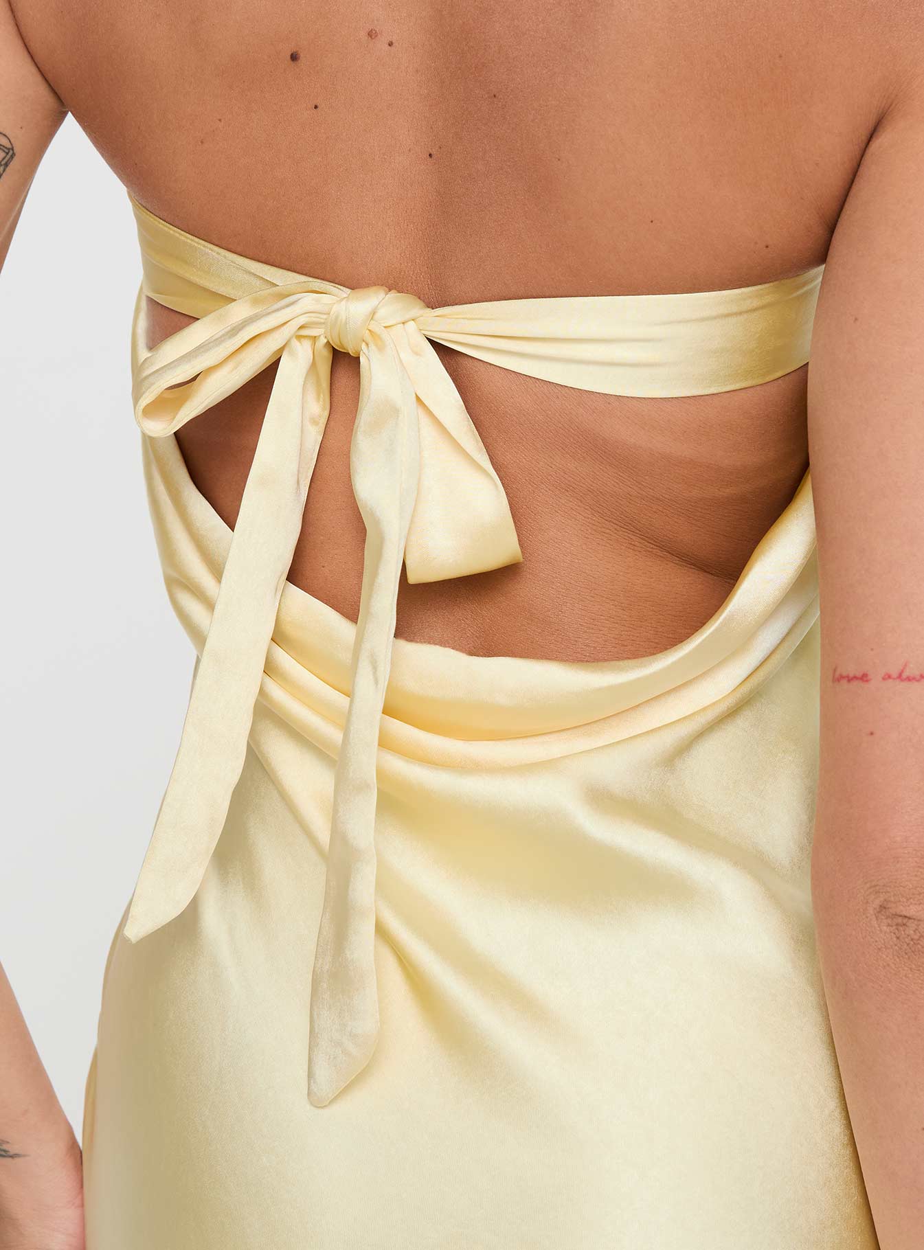 Haley Maxi Dress Yellow-Vipp Girl