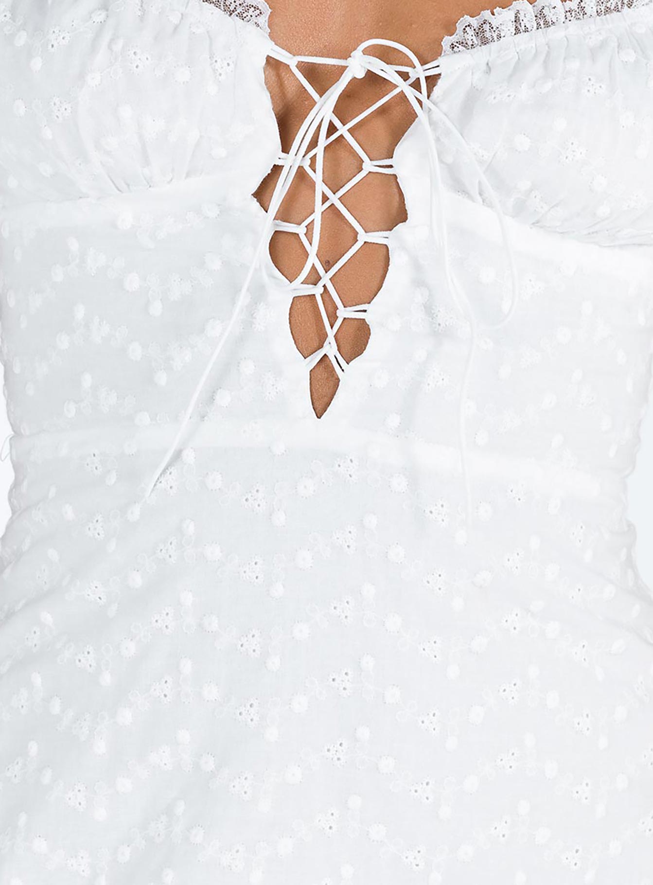 Reilly Mini Dress White-Vipp Girl