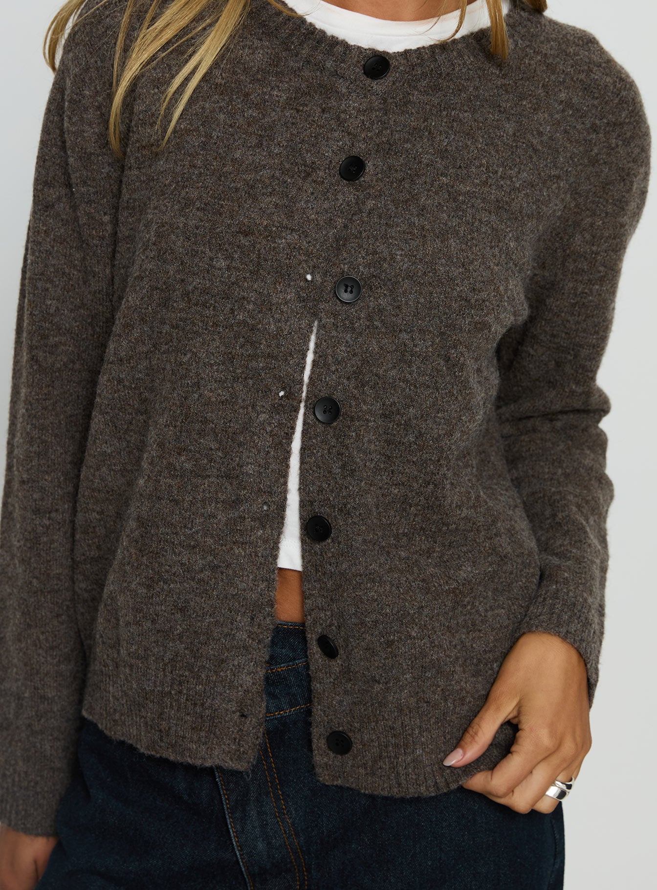 Better Than Fiction Cardigan Mocha-Vipp Girl