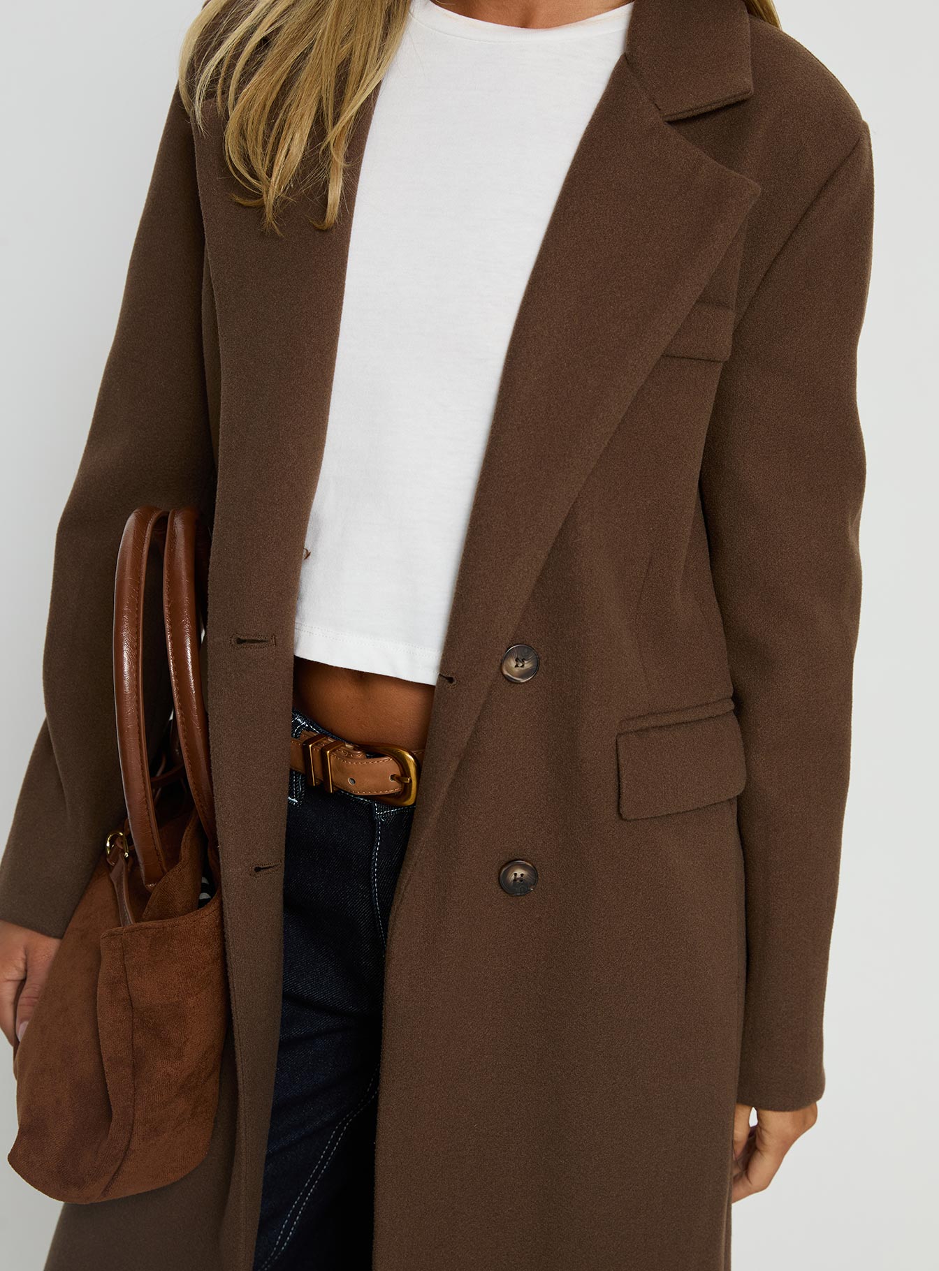 Lovergirl Longline Coat Brown-Vipp Girl