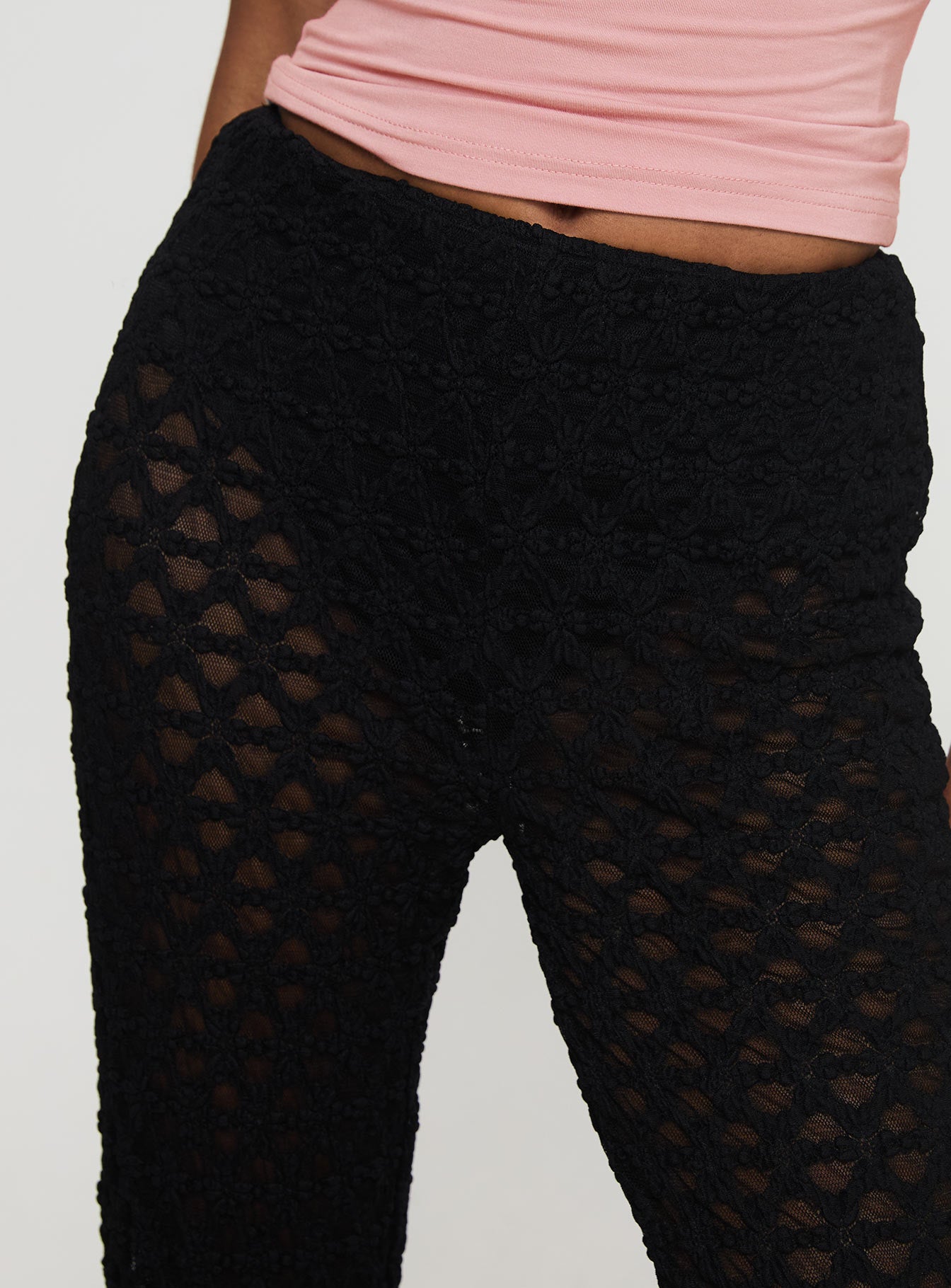 Call It What You Want Mesh Pants Black-Vipp Girl