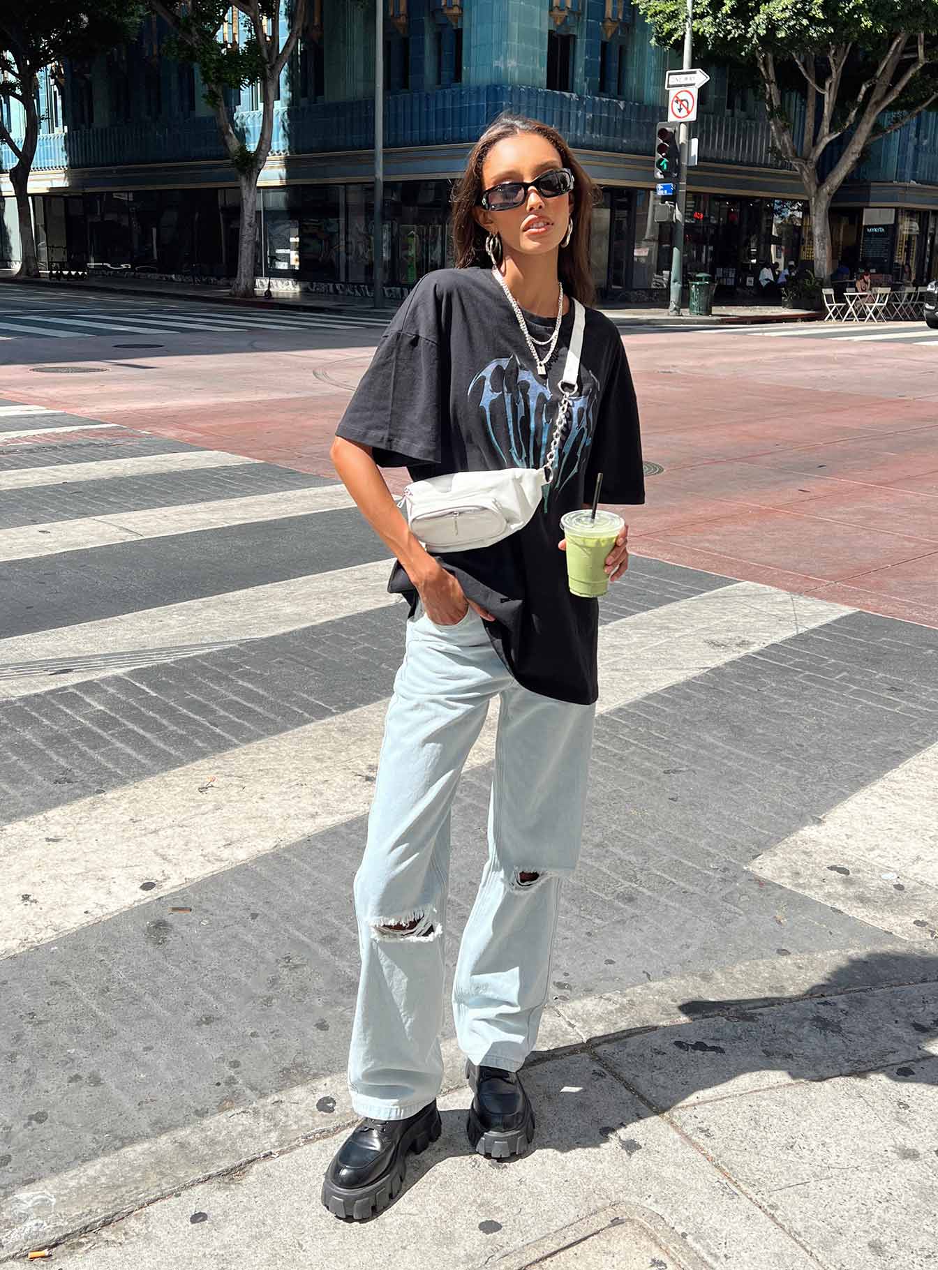 Bertie High Rise Wide Leg Jean-Vipp Girl