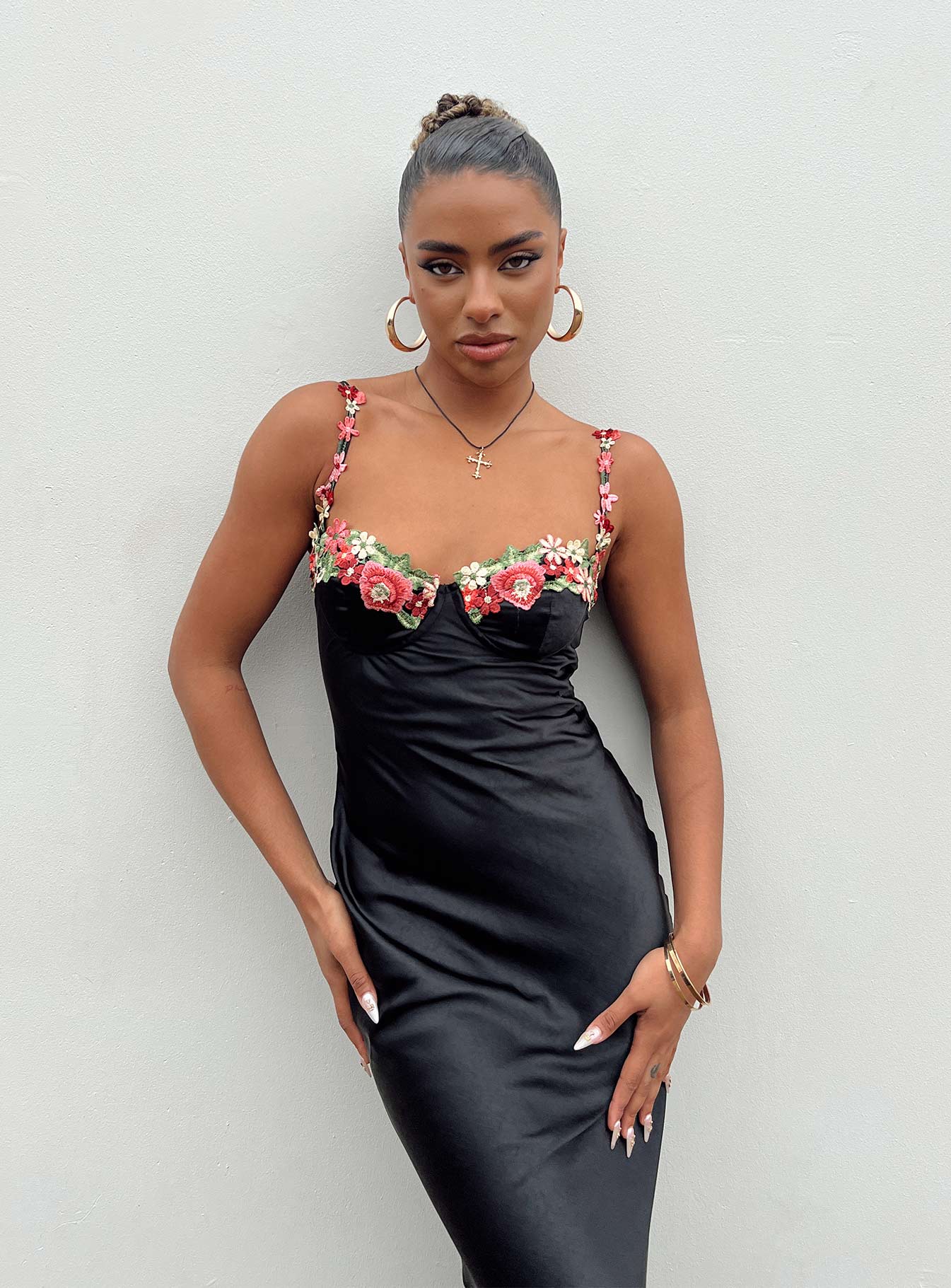 Kenzie Maxi Dress Black-Vipp Girl