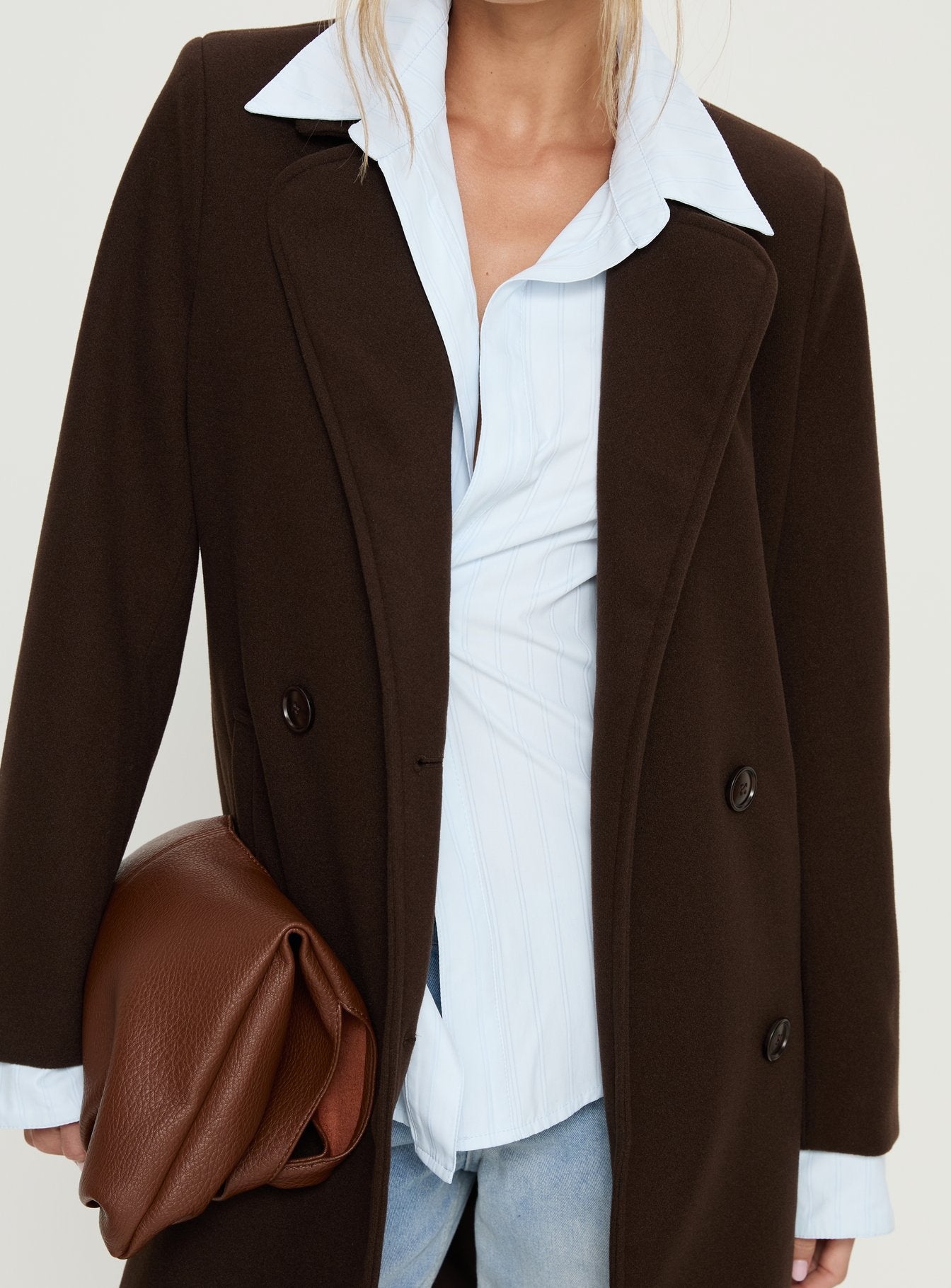 Prolific Longline Coat Brown-Vipp Girl