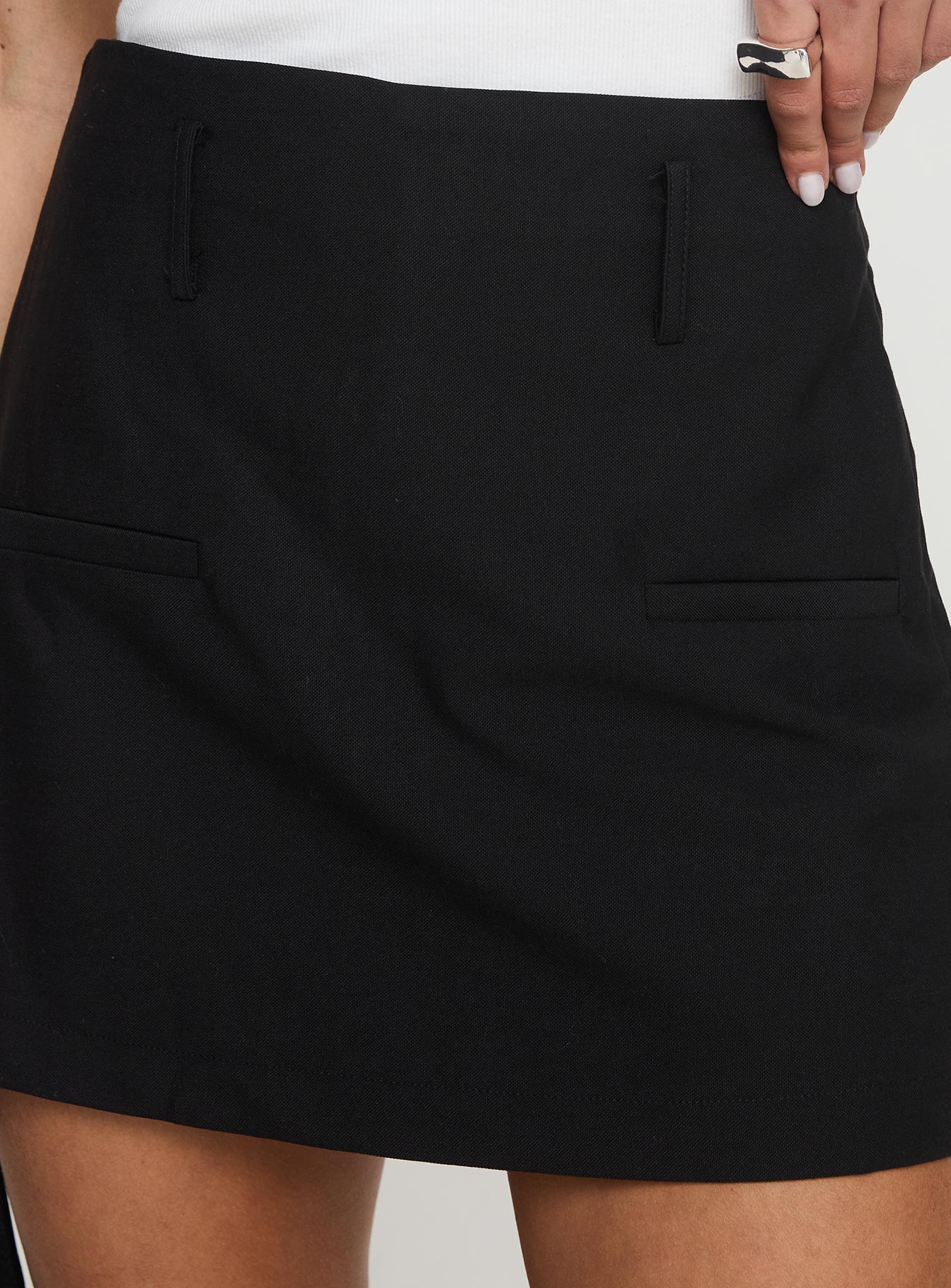 Grant My Wish Mini Skort Black-Vipp Girl