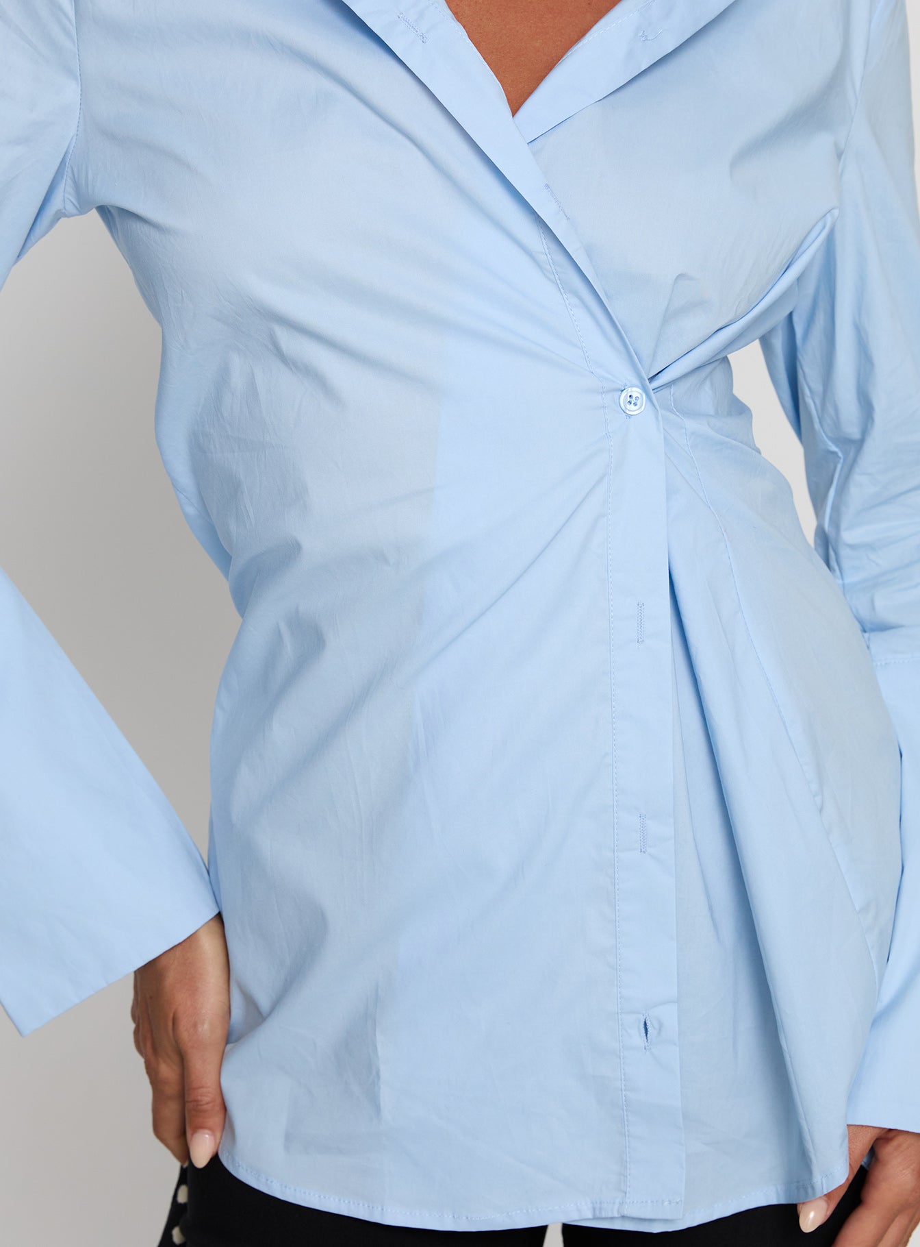Nitsa Long Sleeve Shirt Blue-Vipp Girl