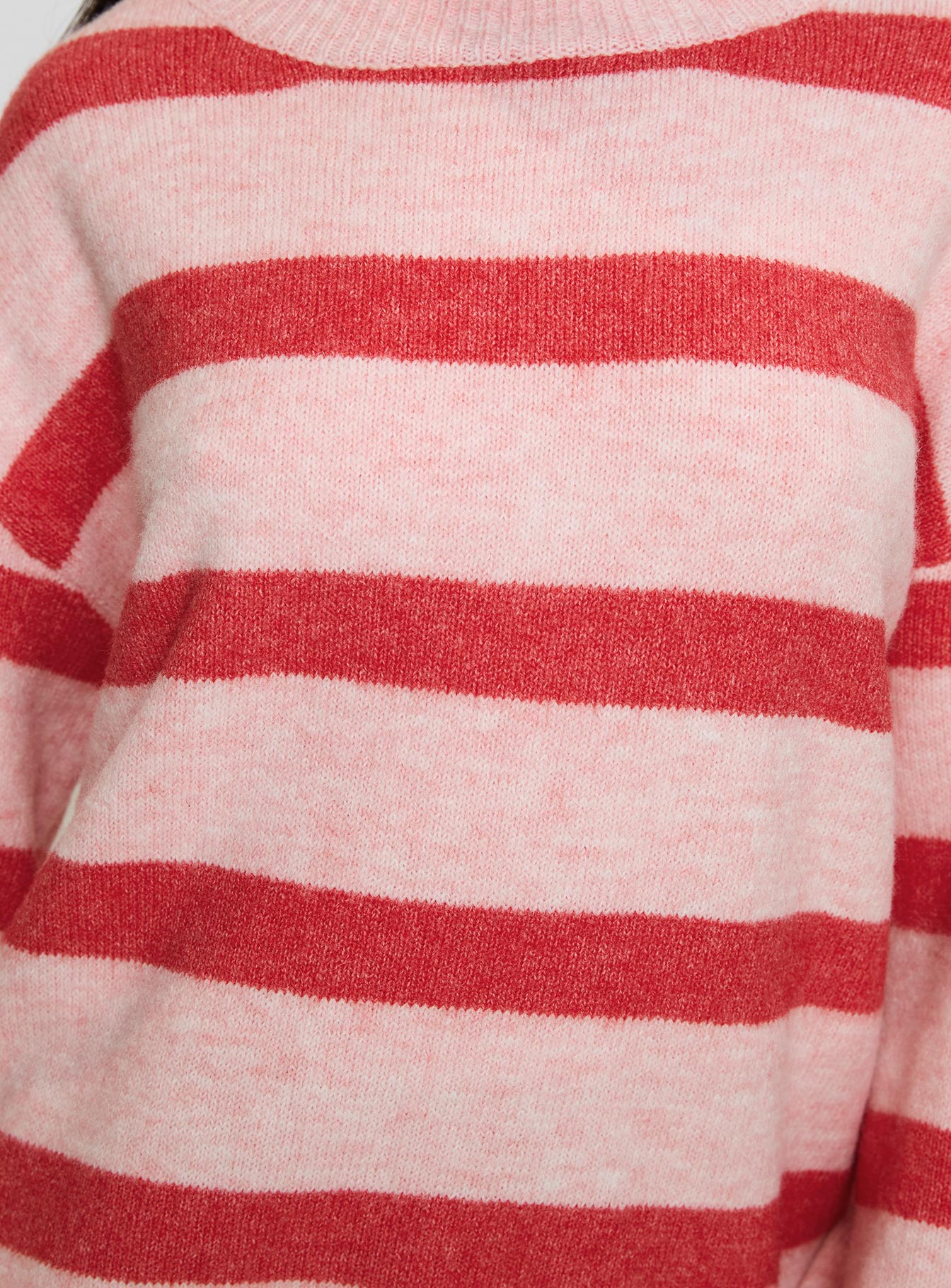 Ryanna Sweater Pink / Red Stripe-Vipp Girl