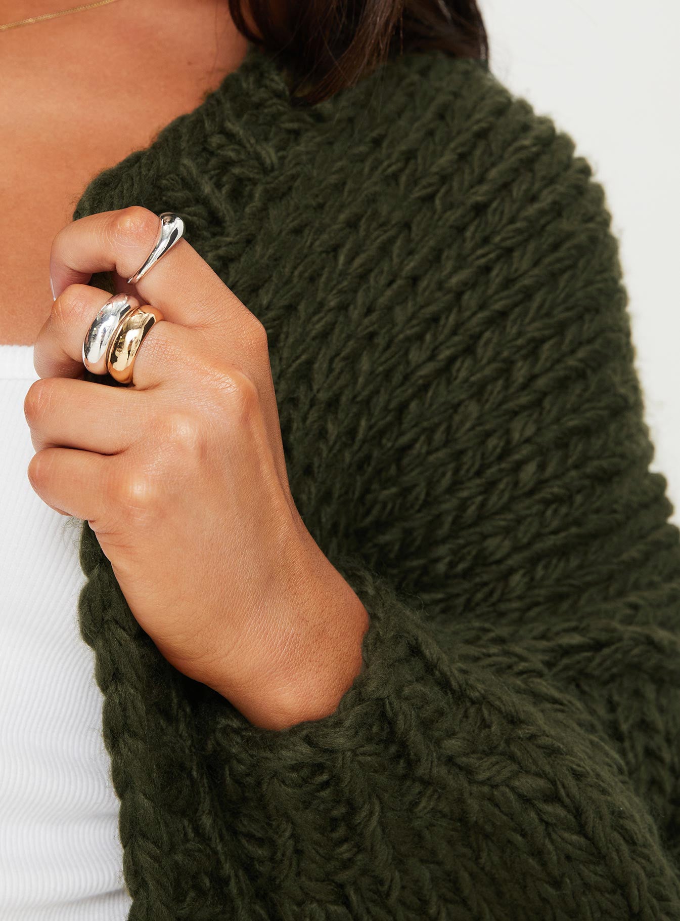 Lester Knit Cardigan Olive-Vipp Girl