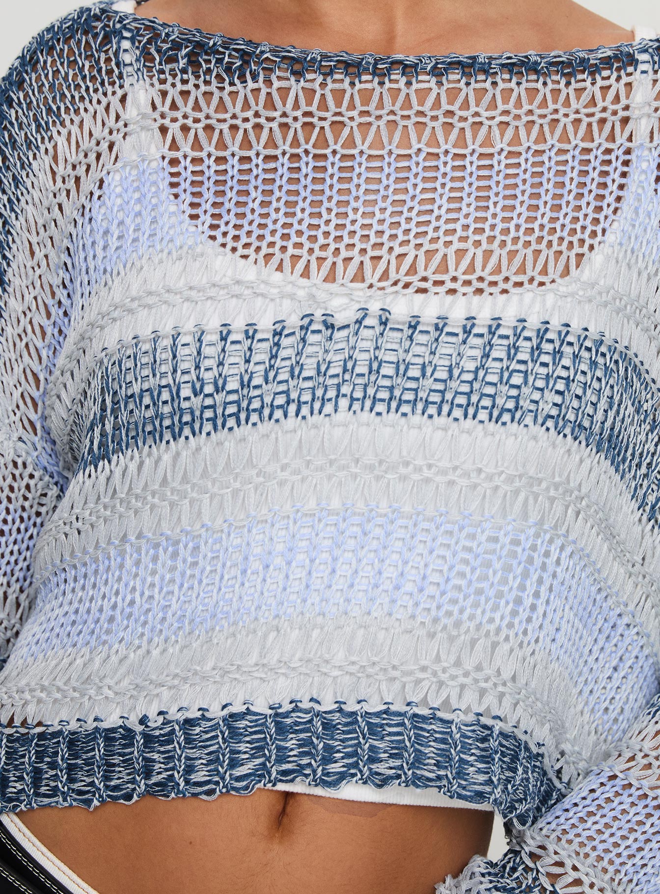 Perren Sweater Blue Stripe-Vipp Girl