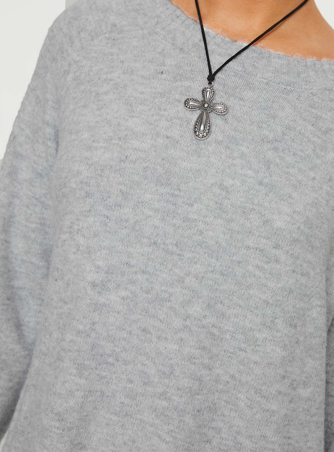 Prewitt Sweater Mini Dress Grey-Vipp Girl