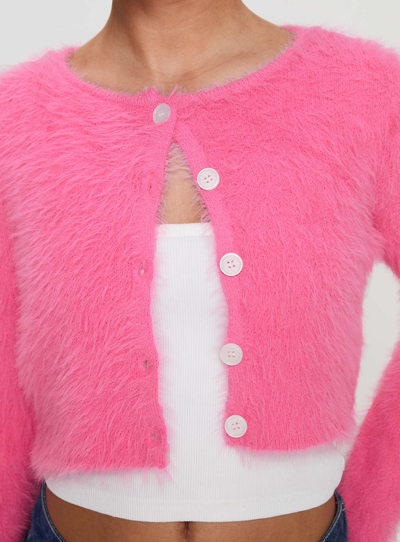 Just A Girl Cardigan Pink-Vipp Girl