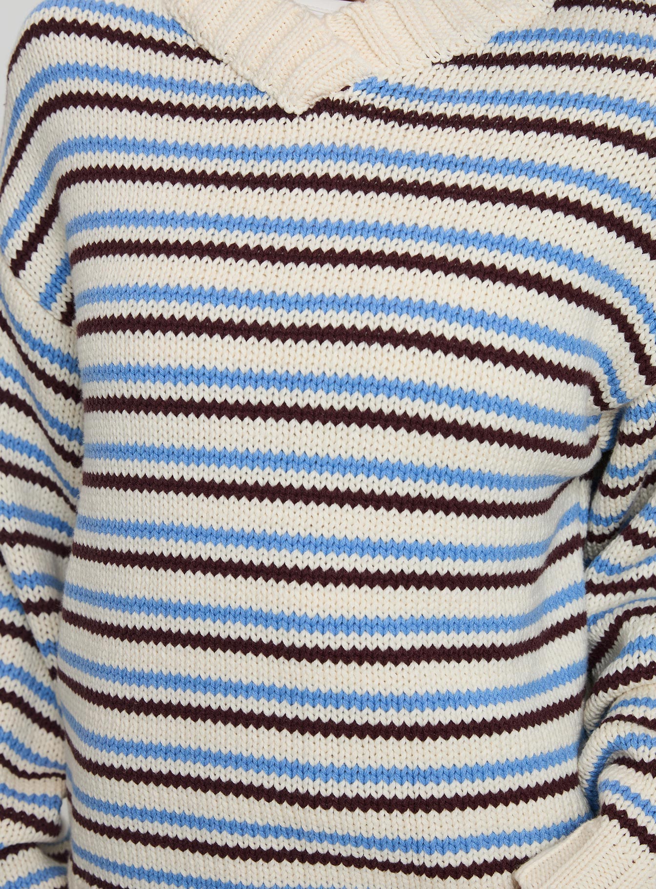 Karolyn Sweater Blue Stripe-Vipp Girl