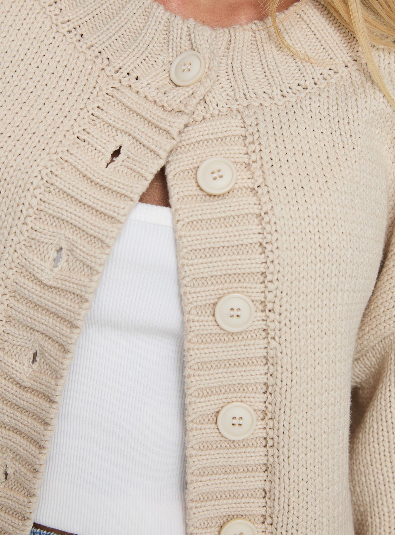 Edern Cardigan Cream-Vipp Girl