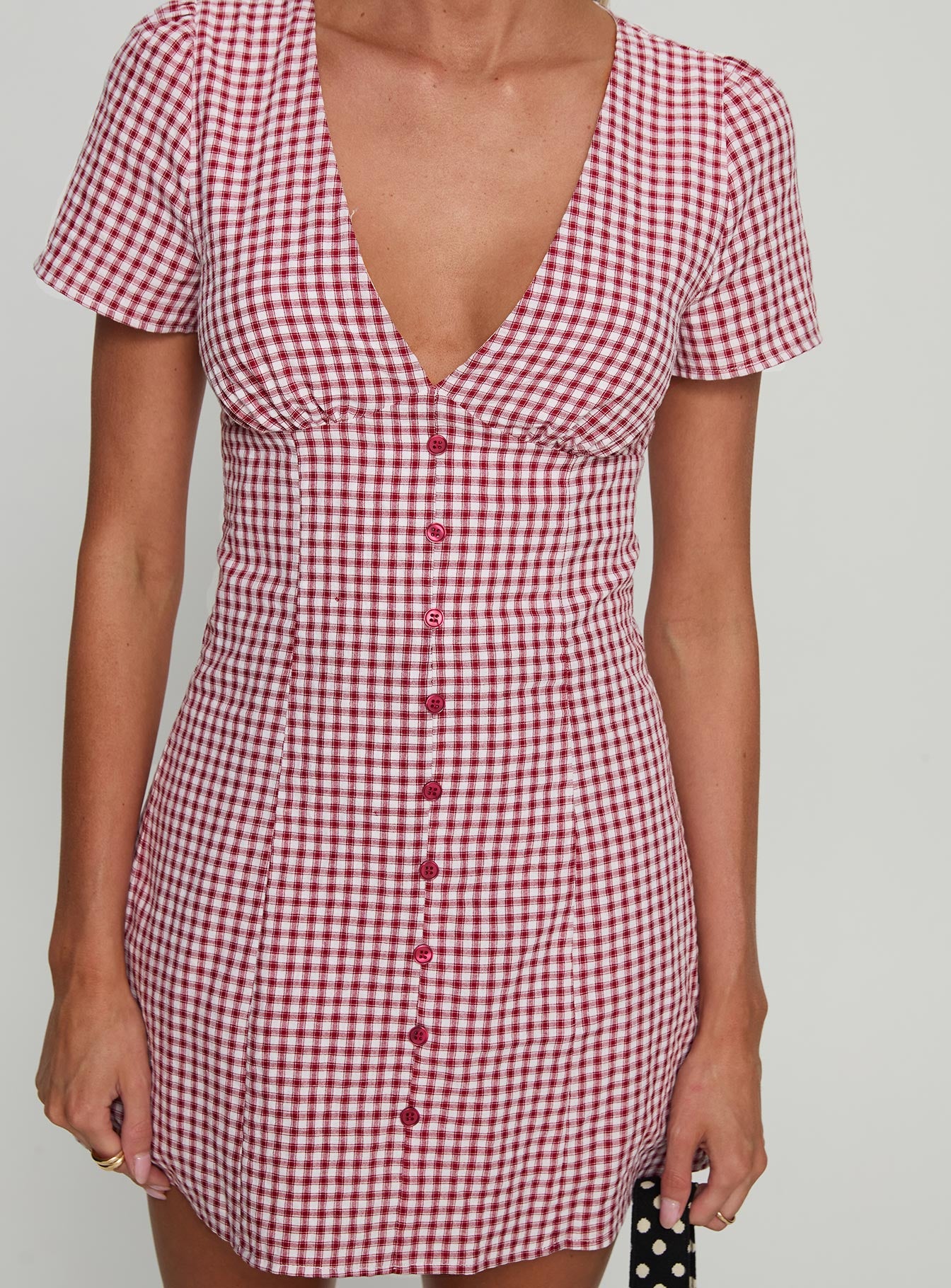 Loveliness Playsuit Red Check-Vipp Girl