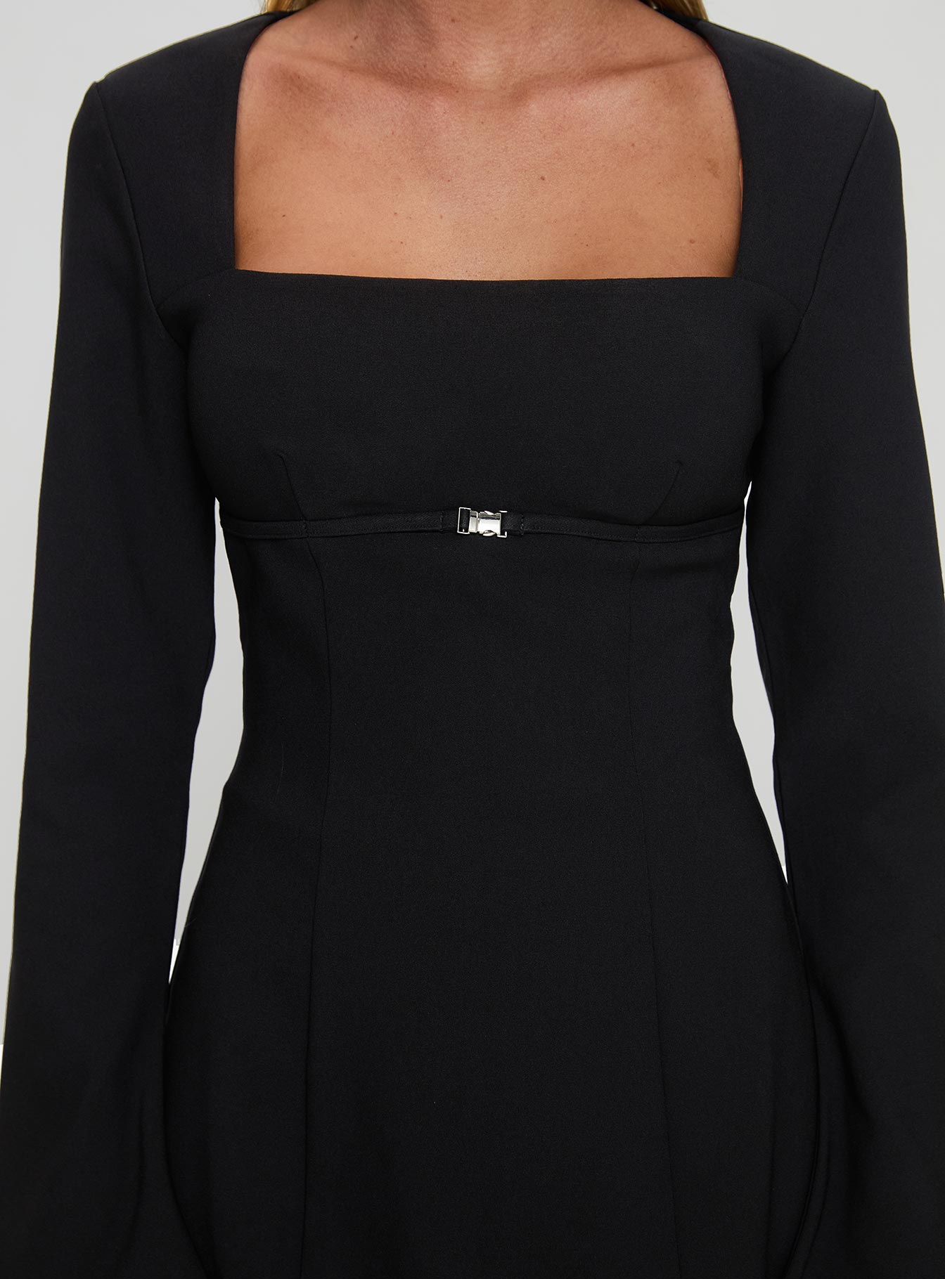 Flounce Romper Black-Vipp Girl