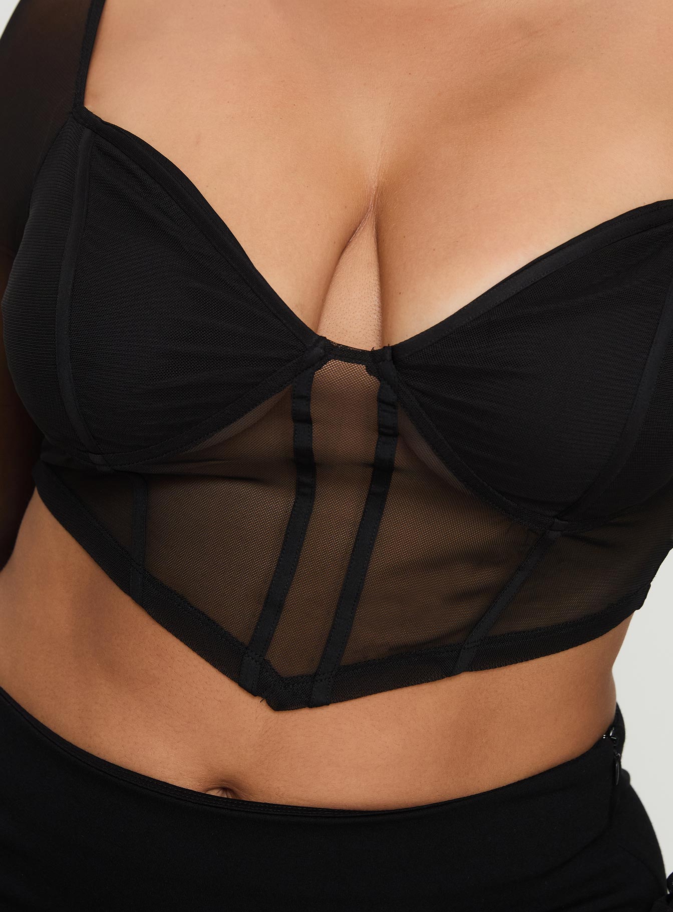 Maranta Long Sleeve Top Black Curve-Vipp Girl