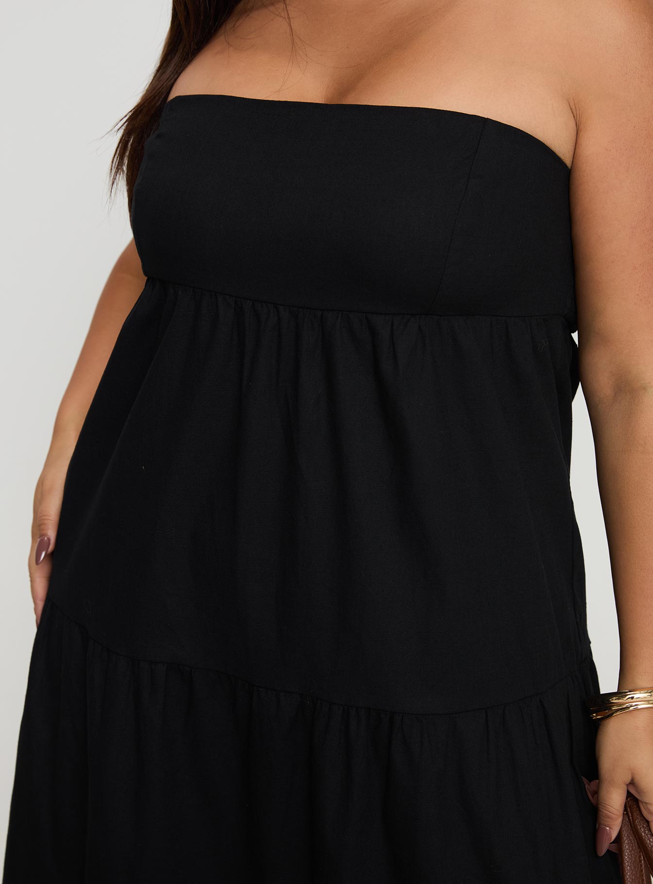 Osment Maxi Dress Black Curve-Vipp Girl