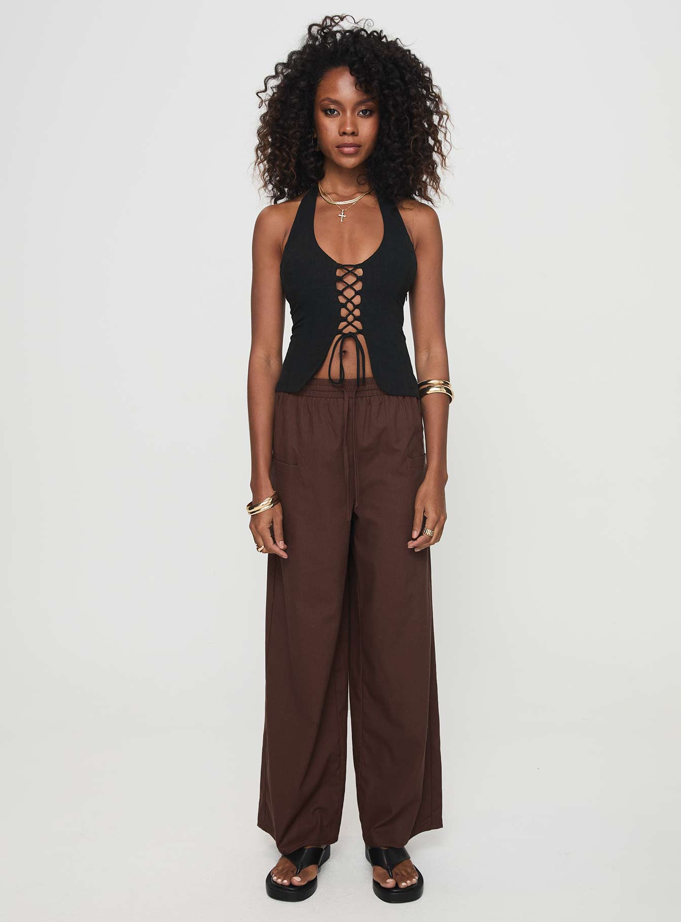 Brunie Pants Chocolate-Vipp Girl