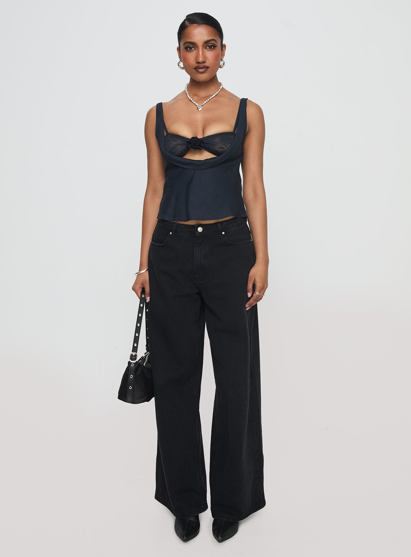 Delilah Top Navy-Vipp Girl