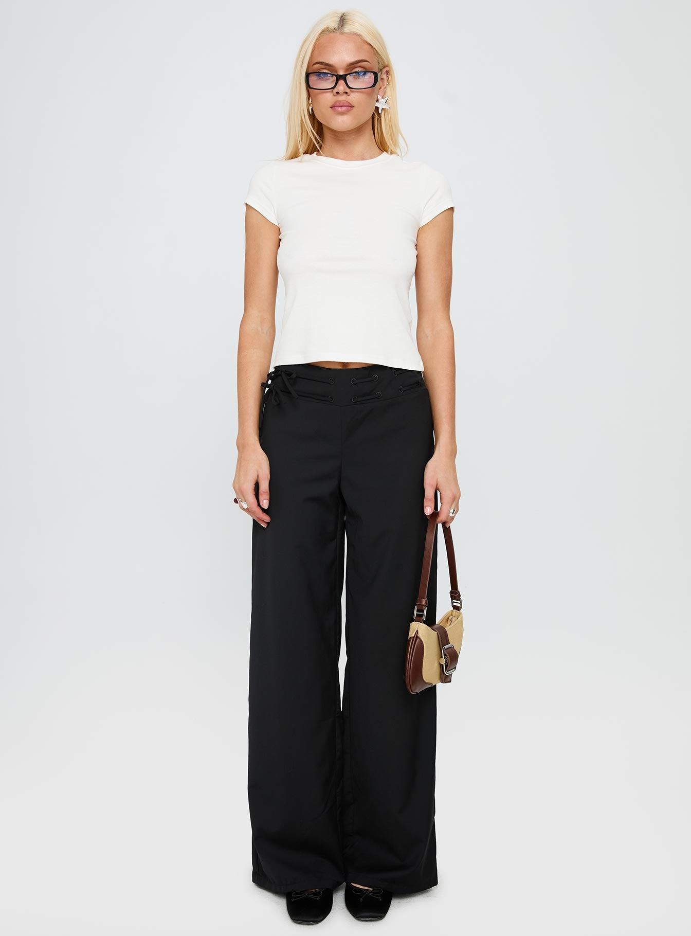 Just Have Fun Wide Leg Pant Black-Vipp Girl