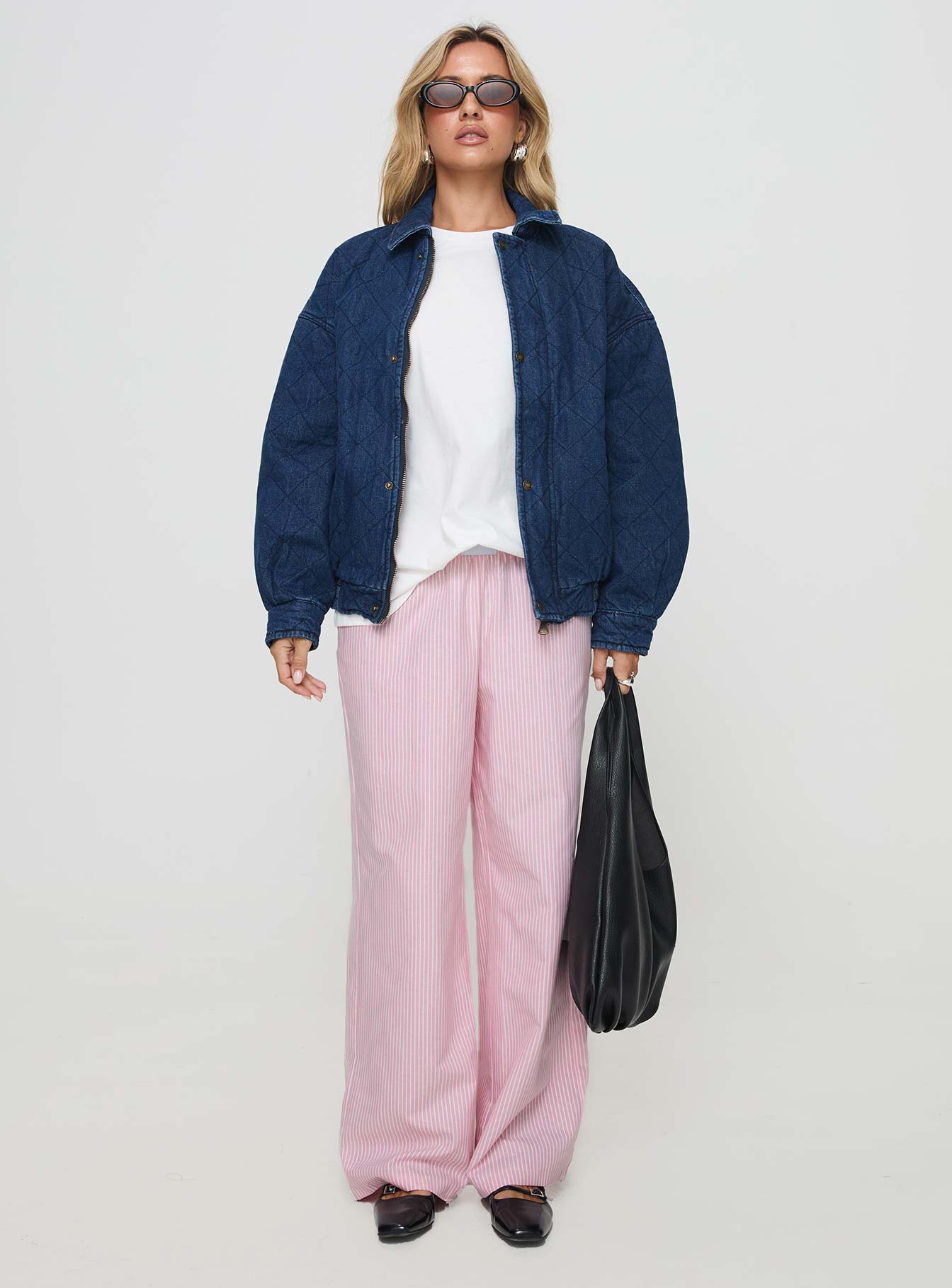 Kenny Bomber Jacket Dark Denim-Vipp Girl