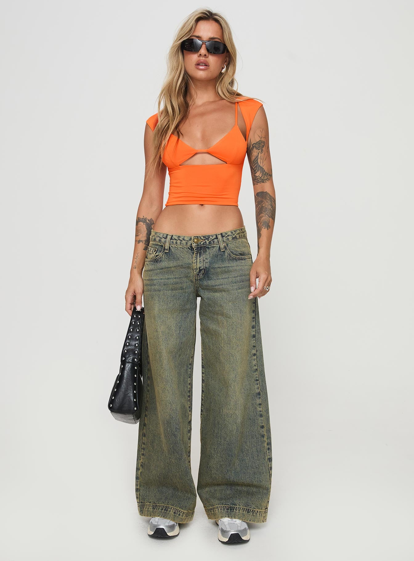 Bolden Top Orange-Vipp Girl