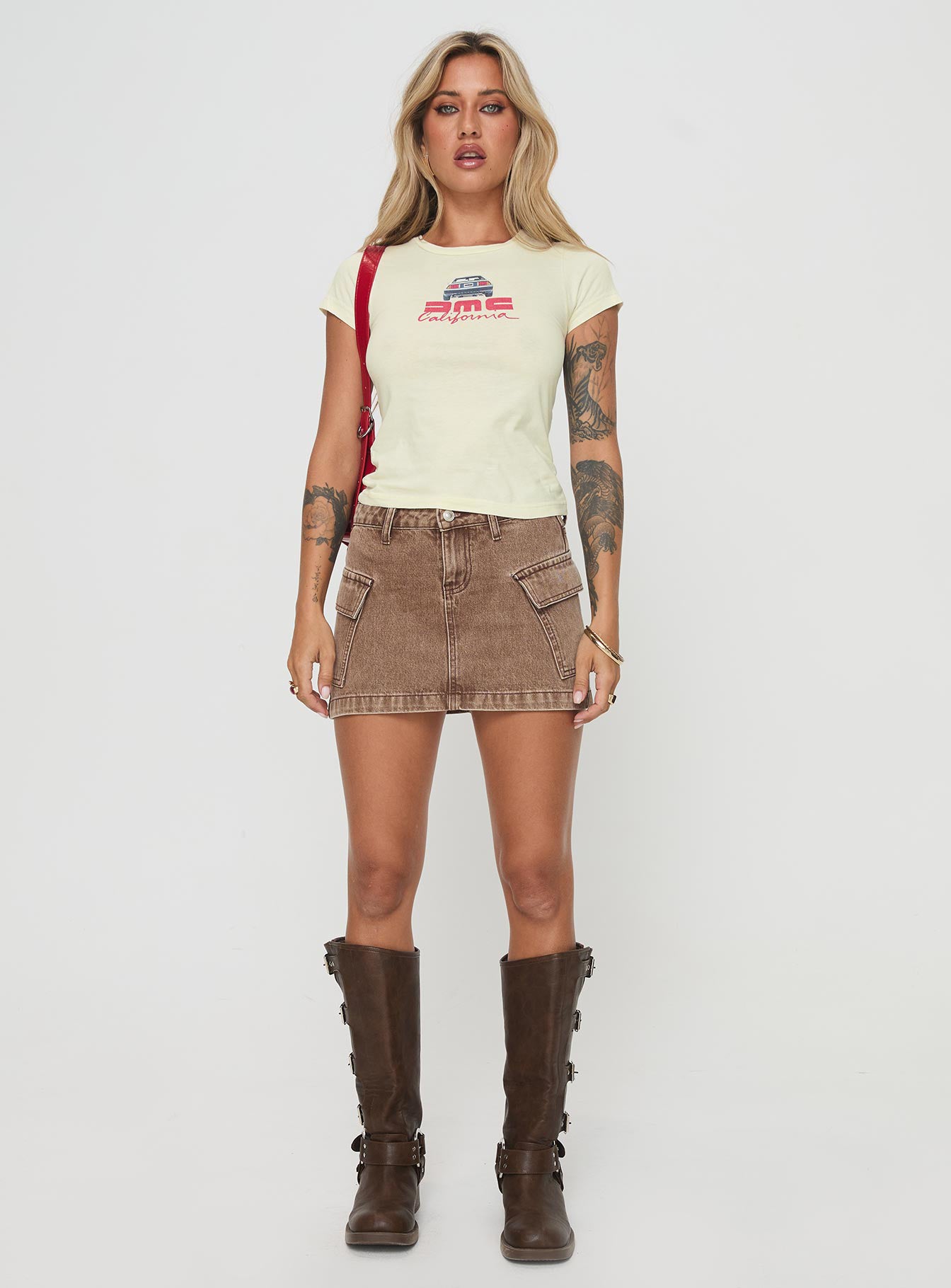 Dmc Cali Tee White-Vipp Girl