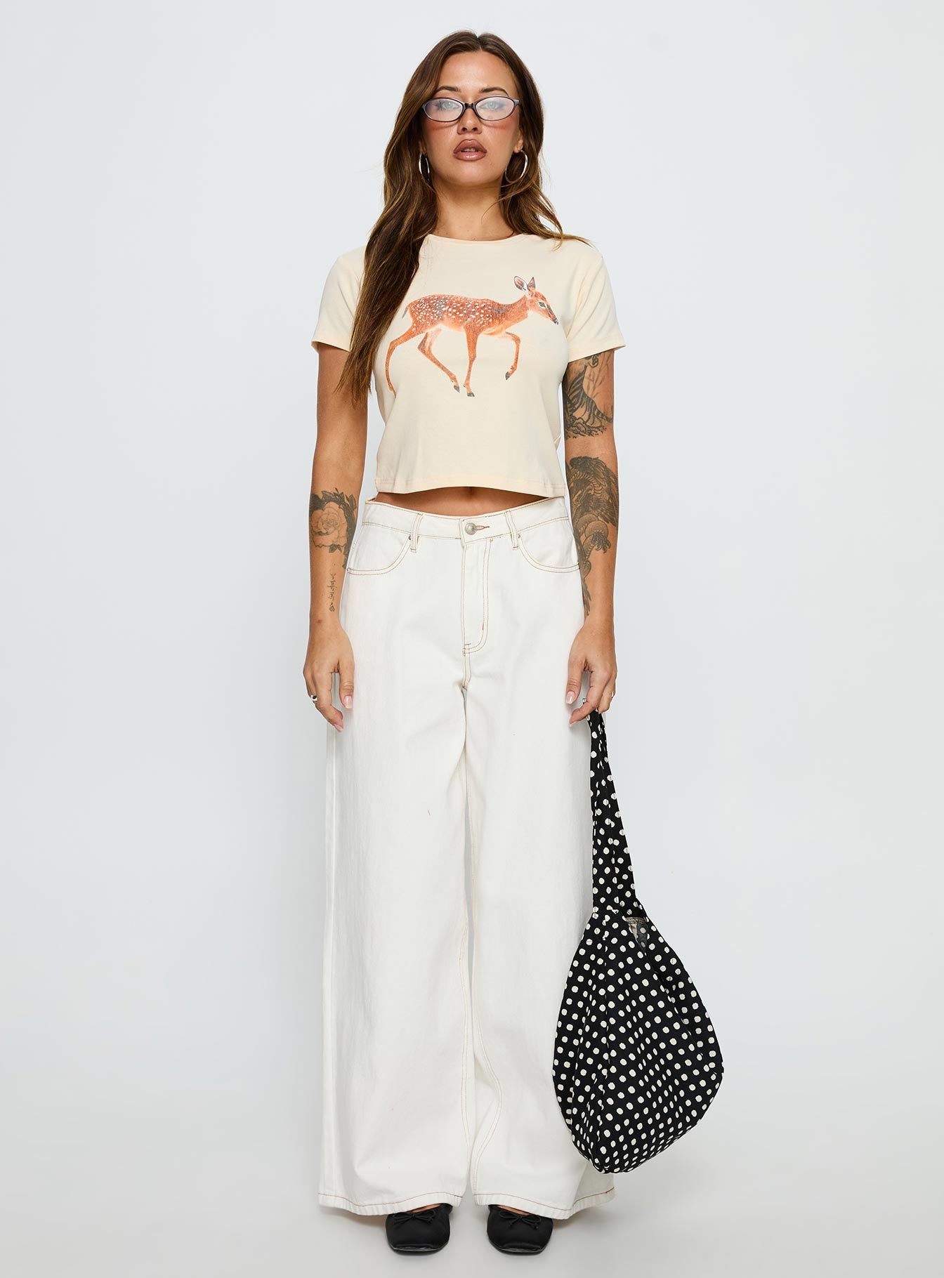 Dearly Loved Graphic Baby Tee Cream-Vipp Girl