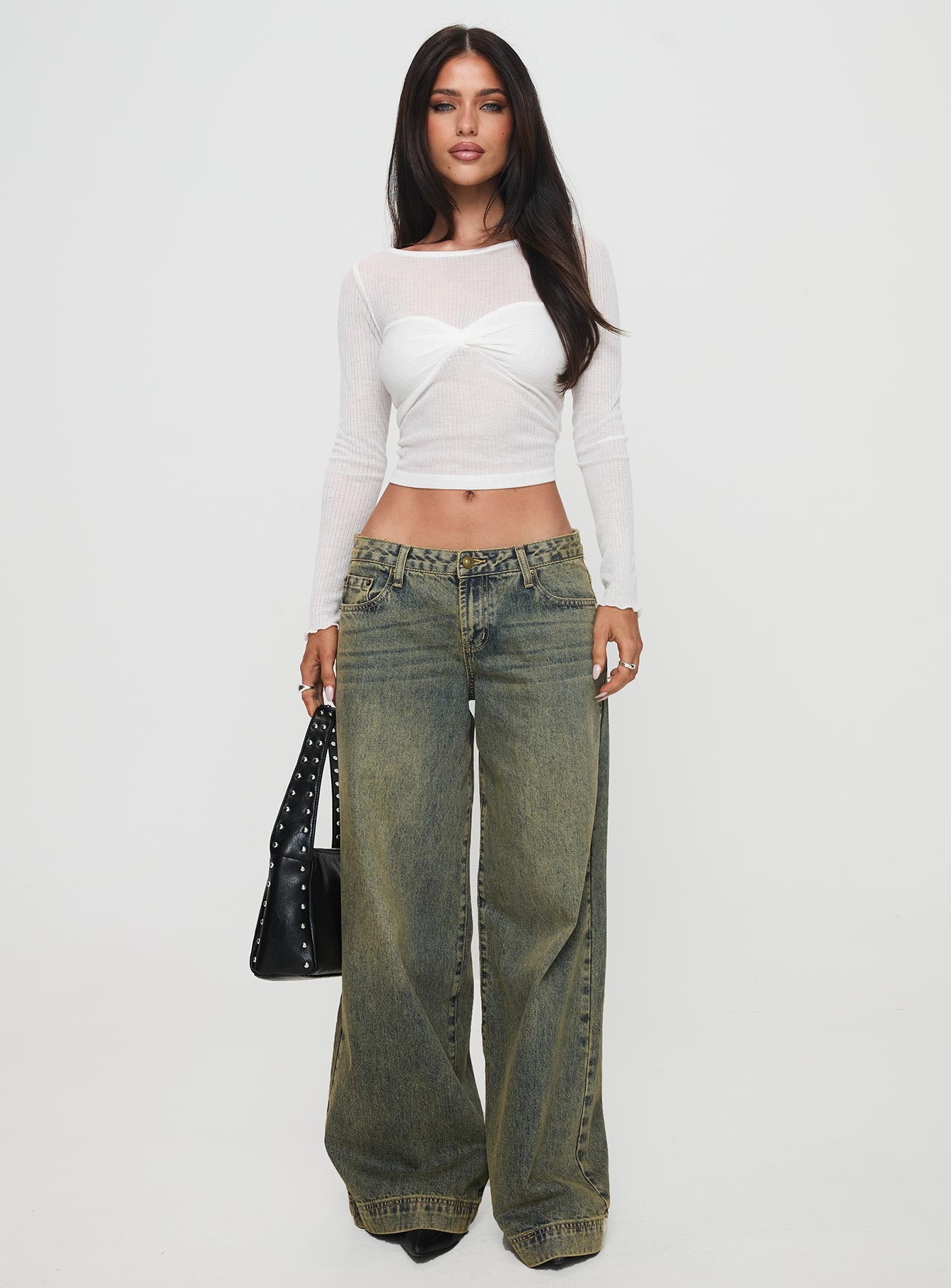 November Long Sleeve Top White-Vipp Girl