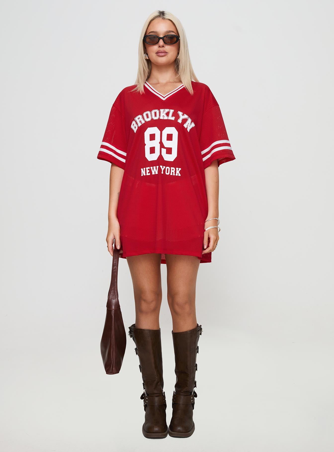 Michail Jersey Mini Dress Red-Vipp Girl