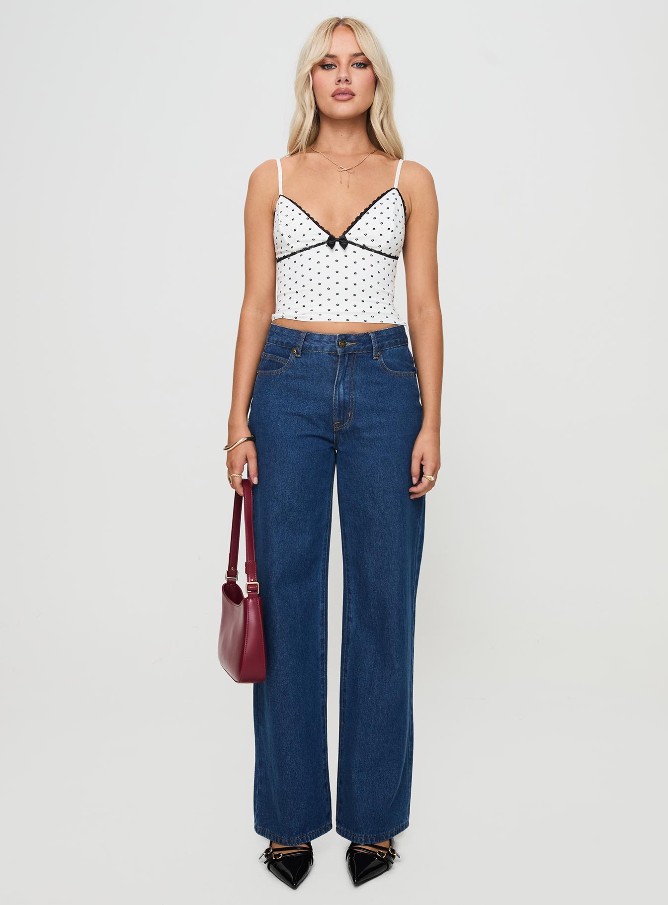 Rune Top White / Black-Vipp Girl