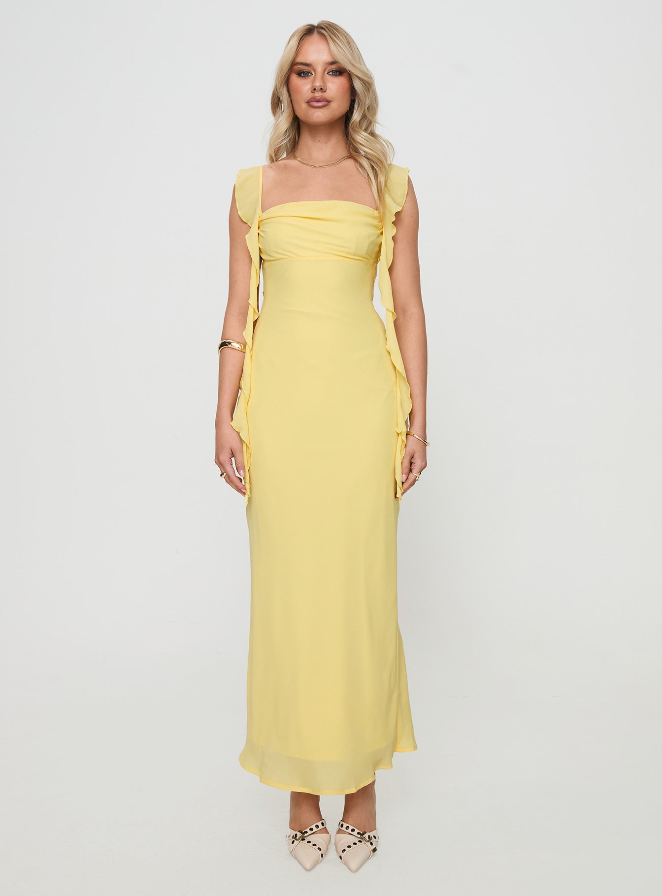 Lanai Maxi Dress Lemon-Vipp Girl