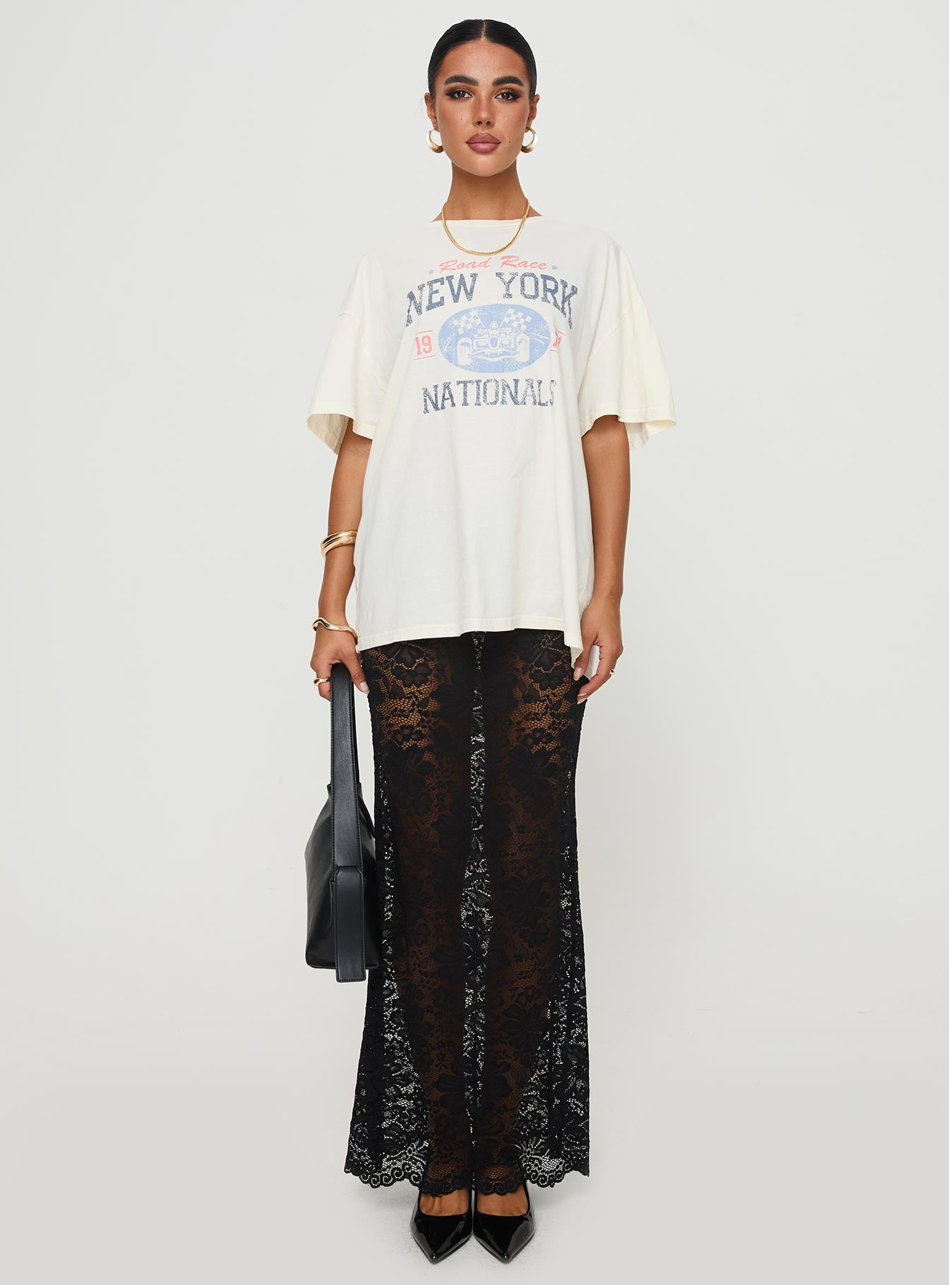 Road Race Nationals Tee White-Vipp Girl