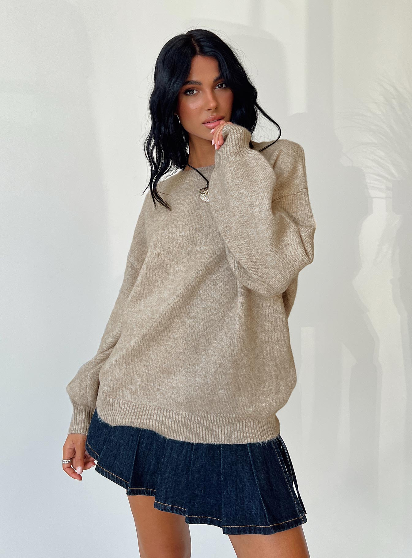 Ryanna Sweater Beige-Vipp Girl