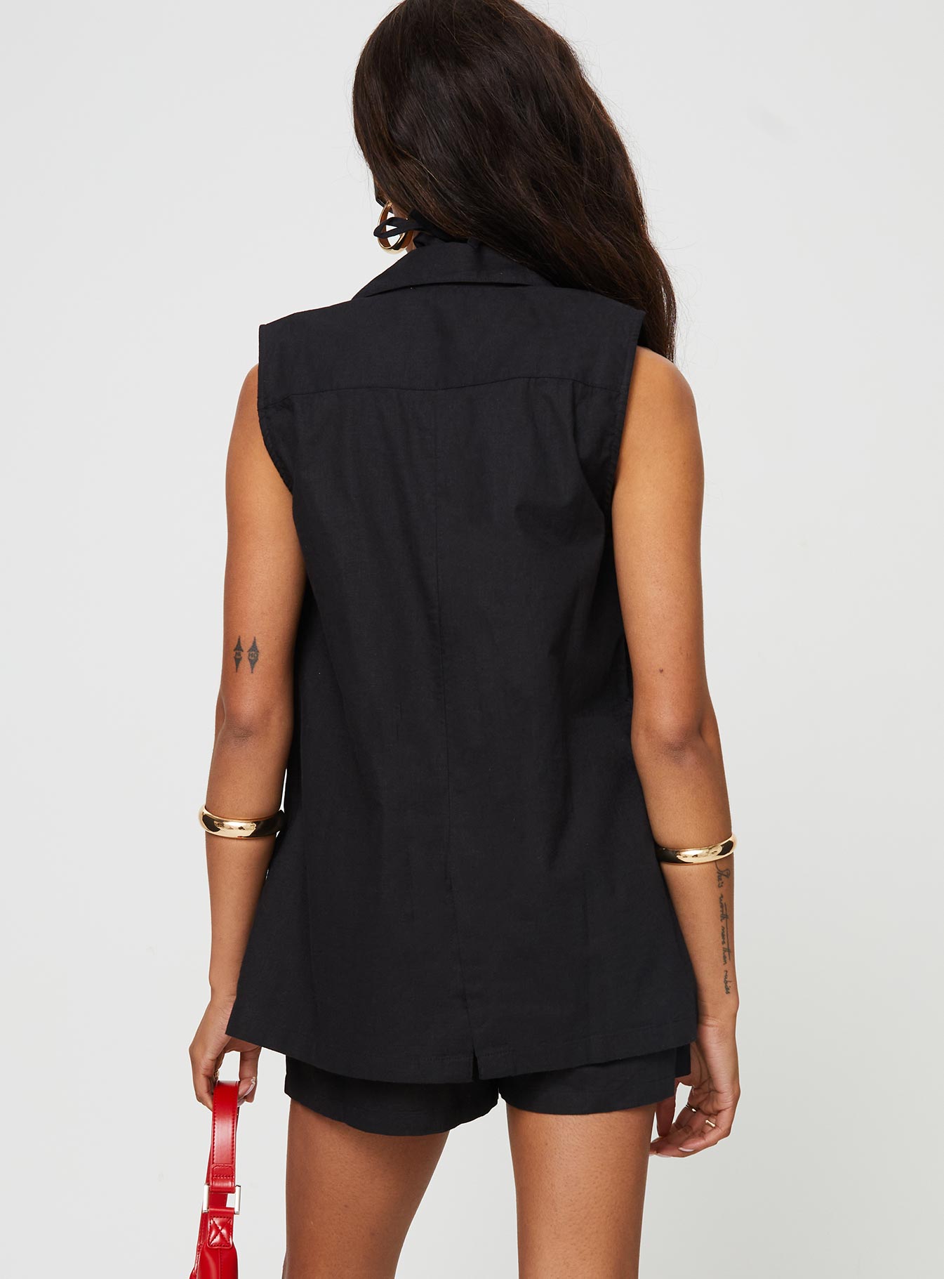 Noah Vest Set Black-Vipp Girl