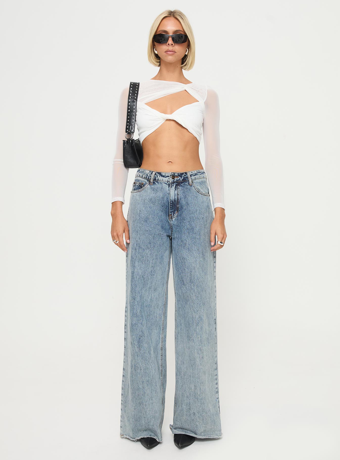 Middleton Long Sleeve Top White-Vipp Girl