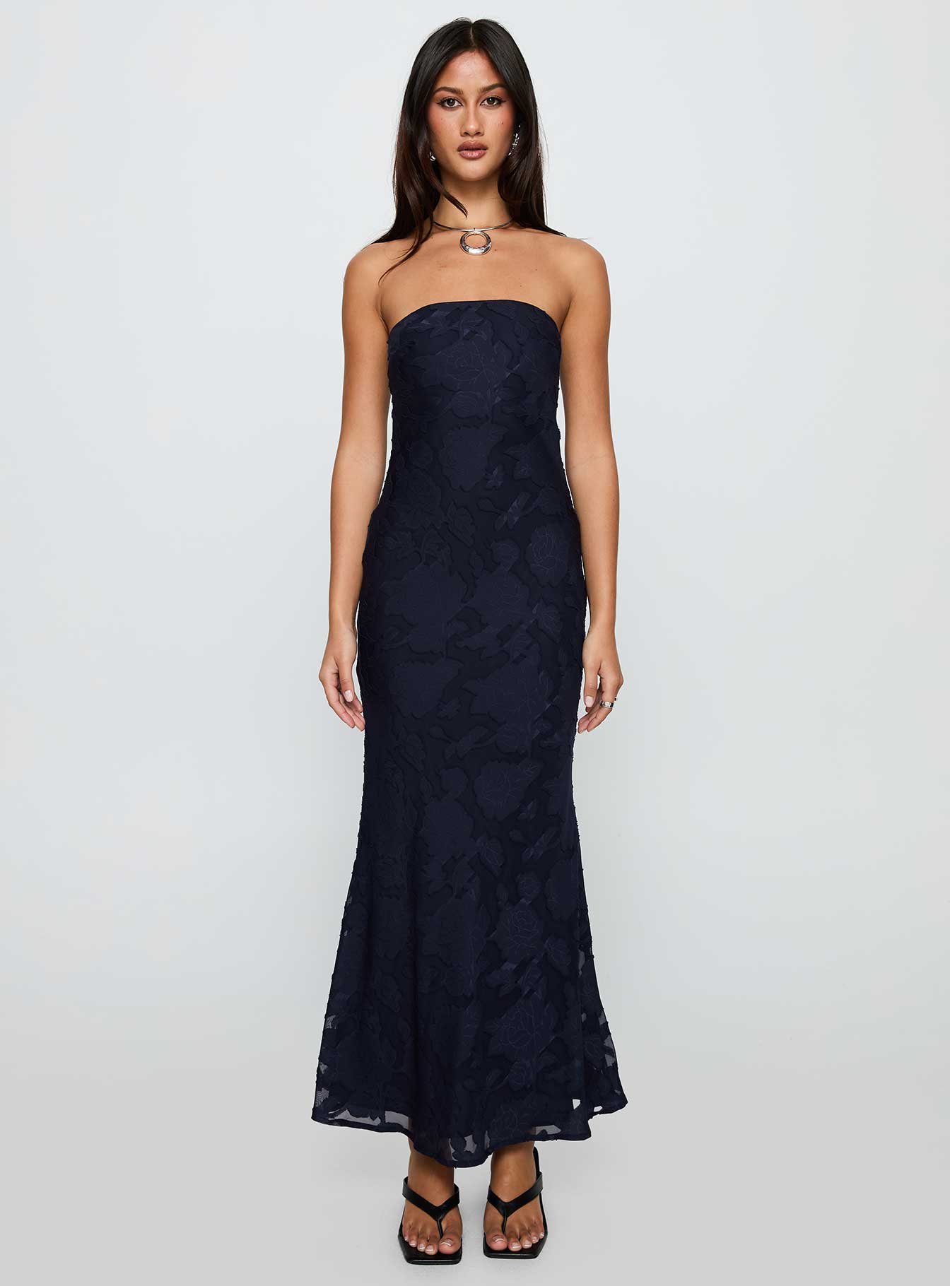 Haley Maxi Dress Navy-Vipp Girl