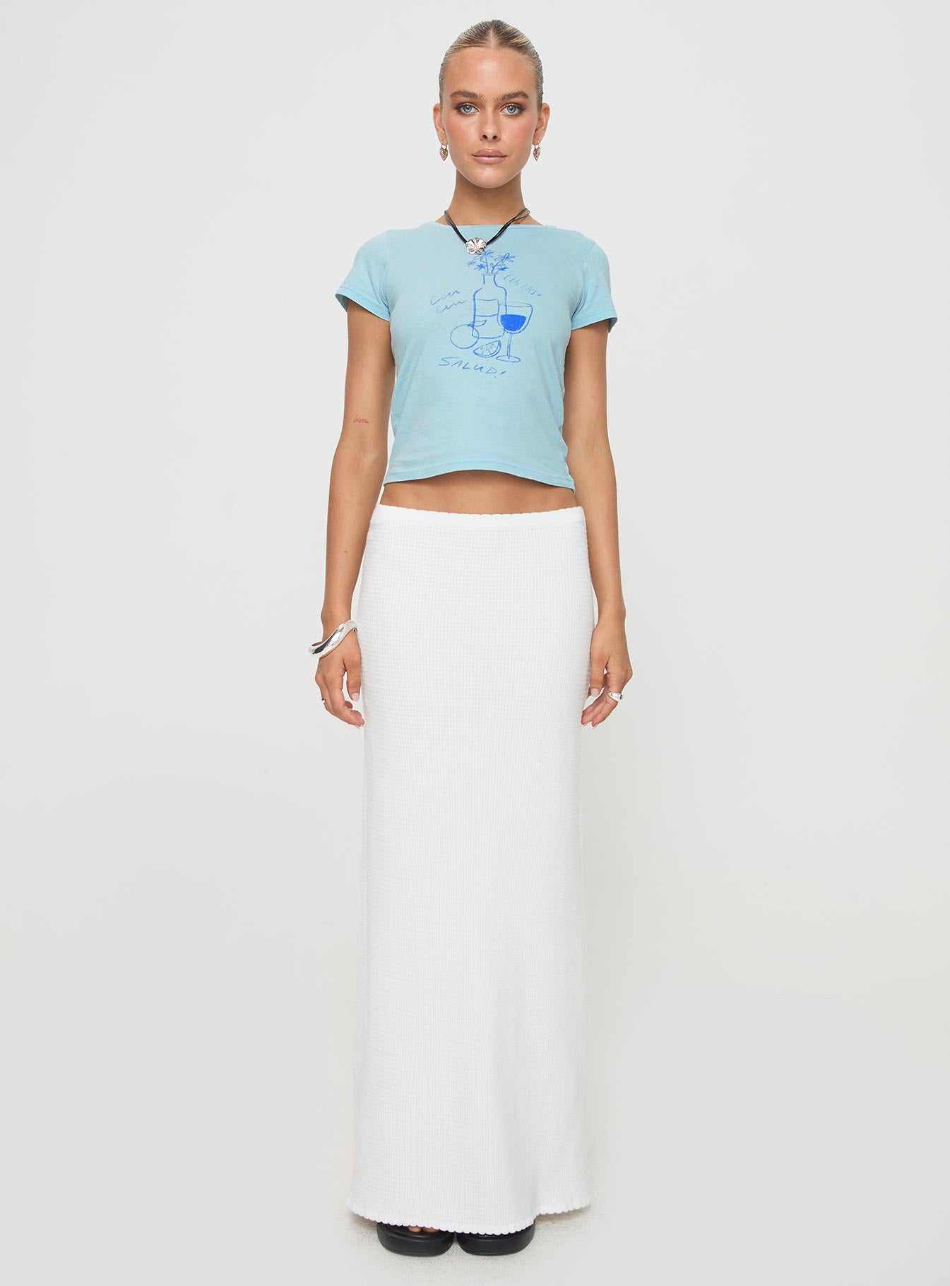 Cheers To You Tee Blue-Vipp Girl