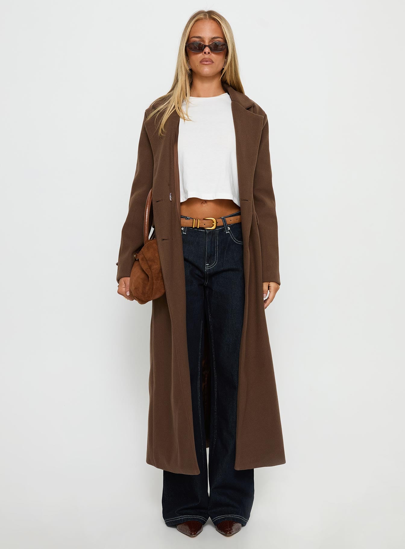 Lovergirl Longline Coat Brown-Vipp Girl