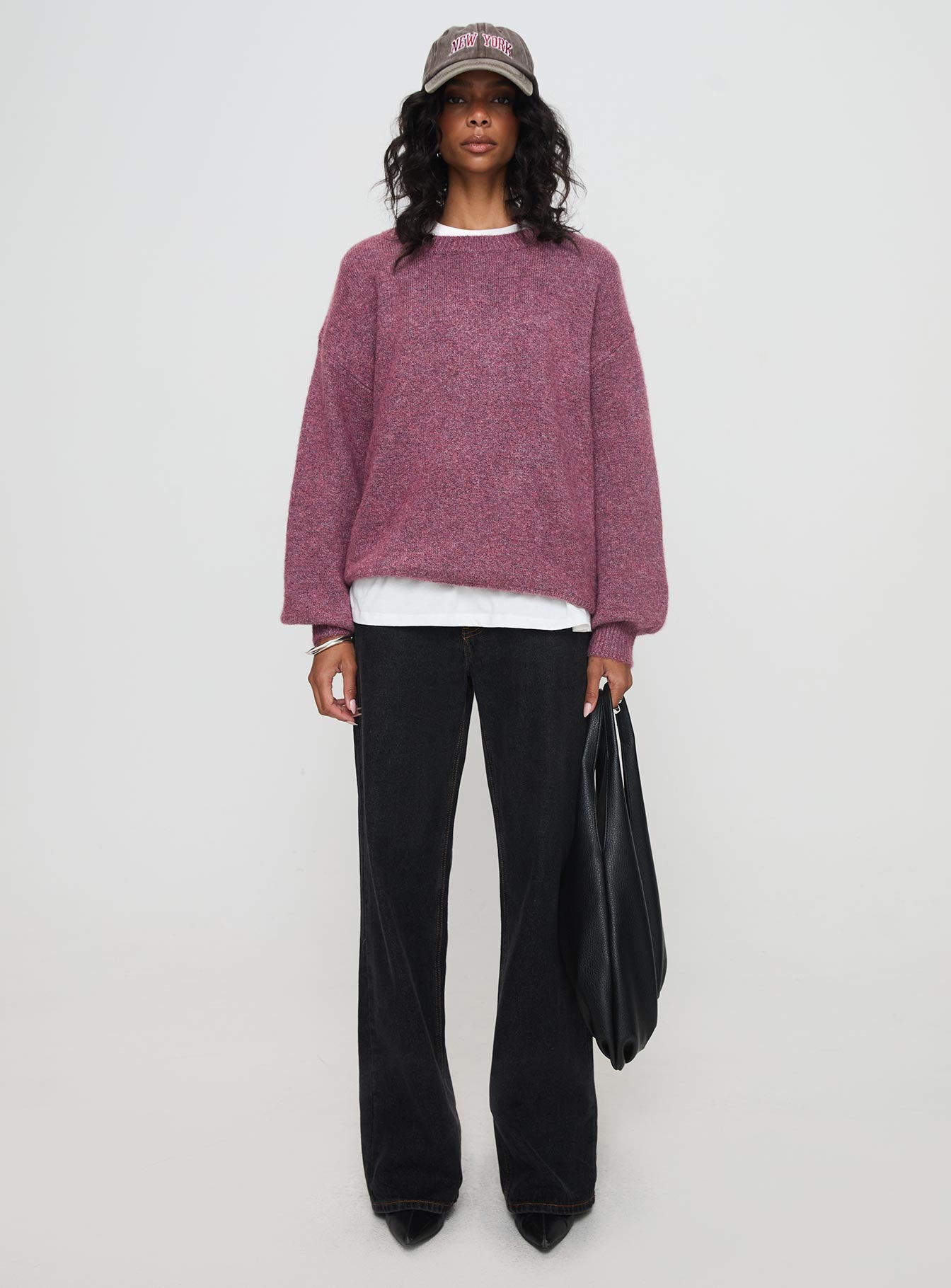 Ryanna Sweater Burgundy-Vipp Girl