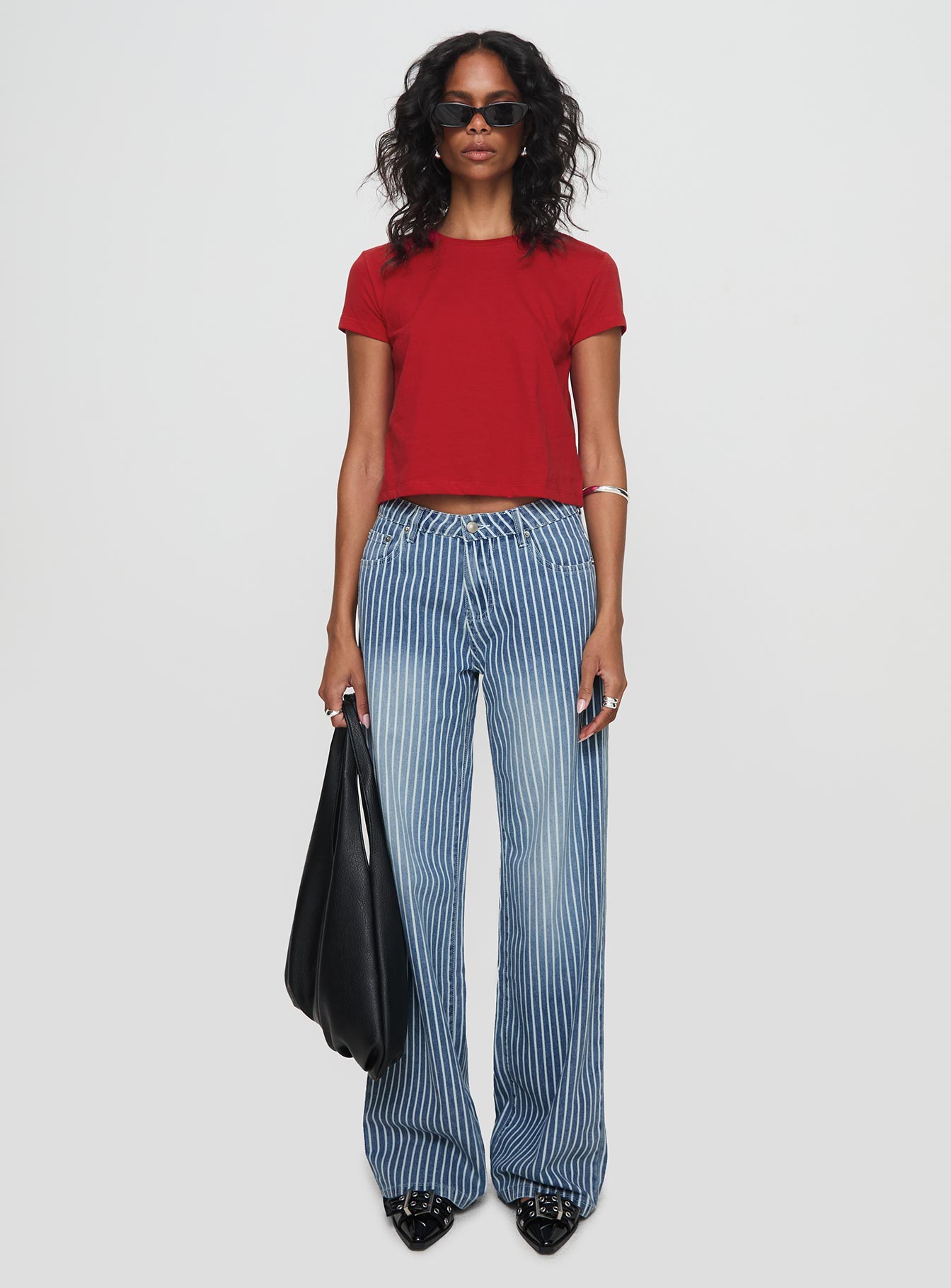 Blaise Jeans Blue Stripe-Vipp Girl